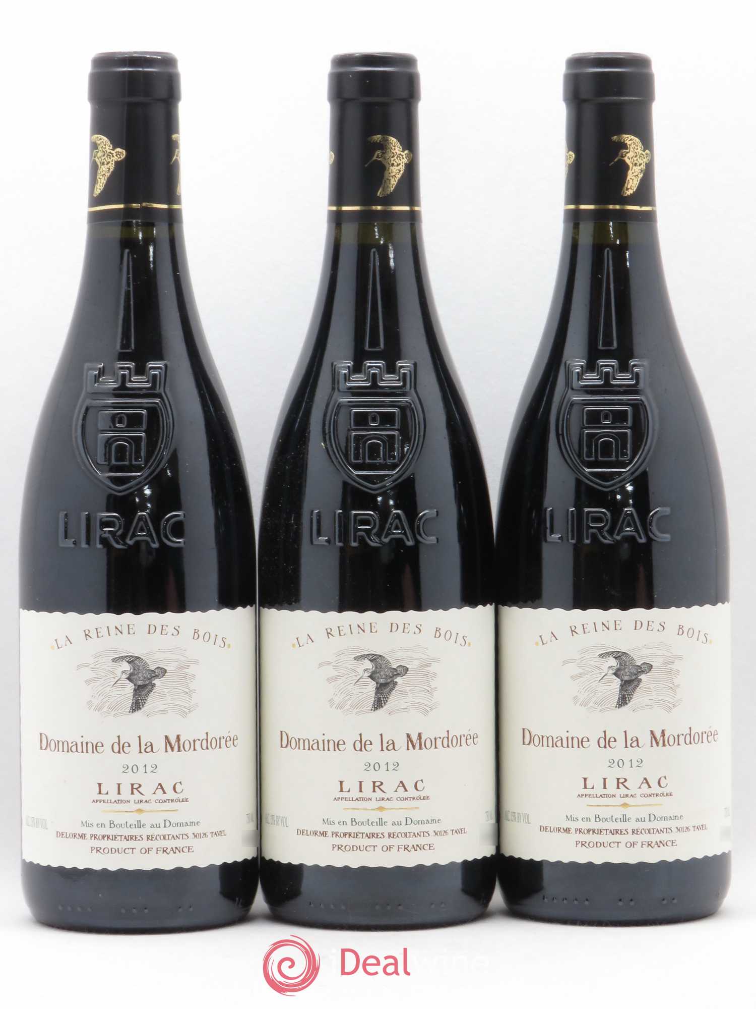 Lirac Cuvée Reine des Bois La Mordorée (Domaine de) 2012 - Lot de 3 bouteilles - 0