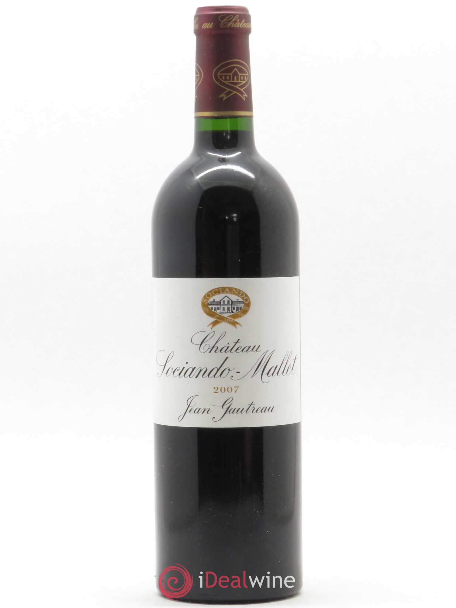 Château Sociando Mallet 2007 - Lot de 1 bouteille - 0