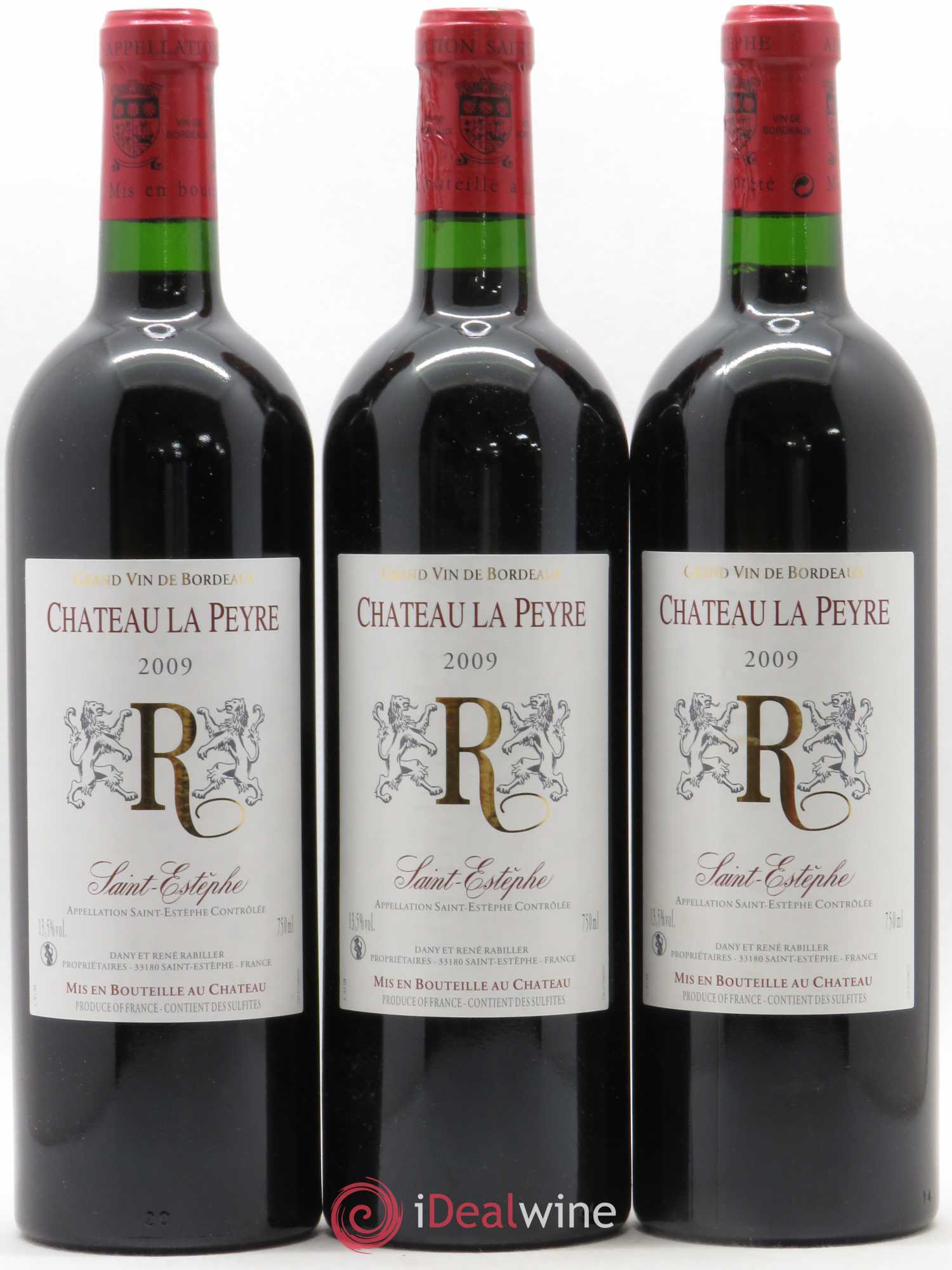 Saint-Estèphe Château La Peyre 2009 - Posten von 6 Flaschen - 1