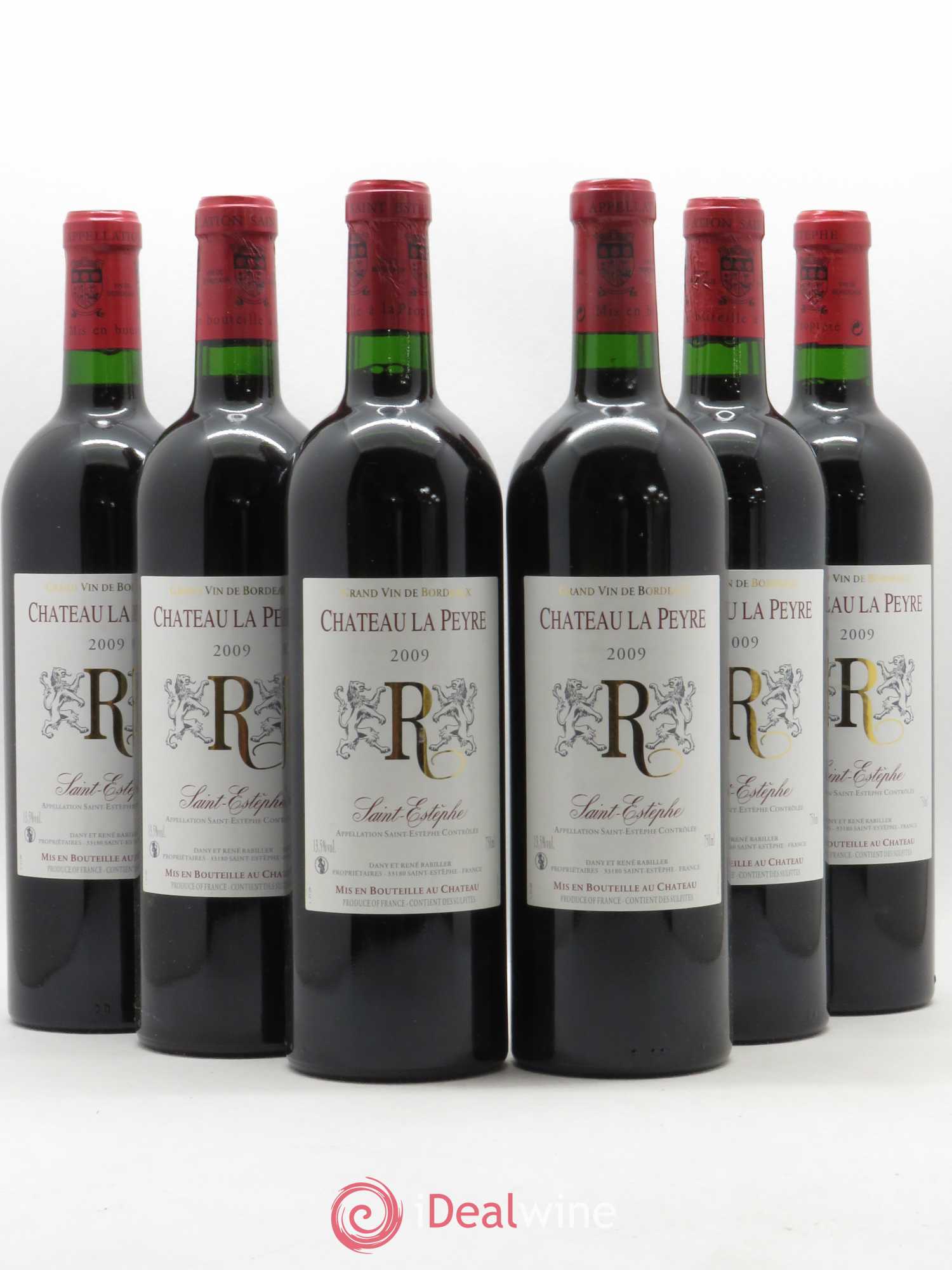 Saint-Estèphe Château La Peyre 2009 - Posten von 6 Flaschen - 0