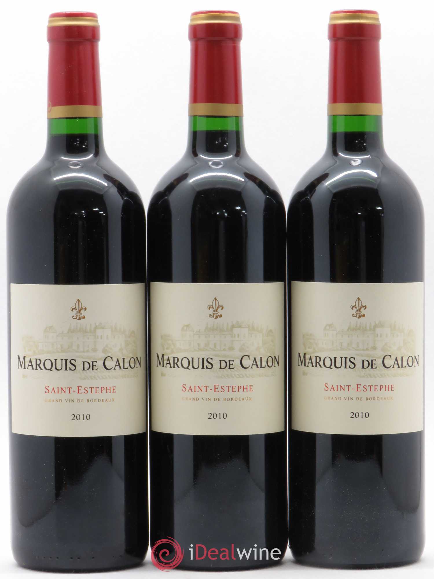 Marquis de Calon Second Vin 2010 - Lot de 3 bouteilles - 0