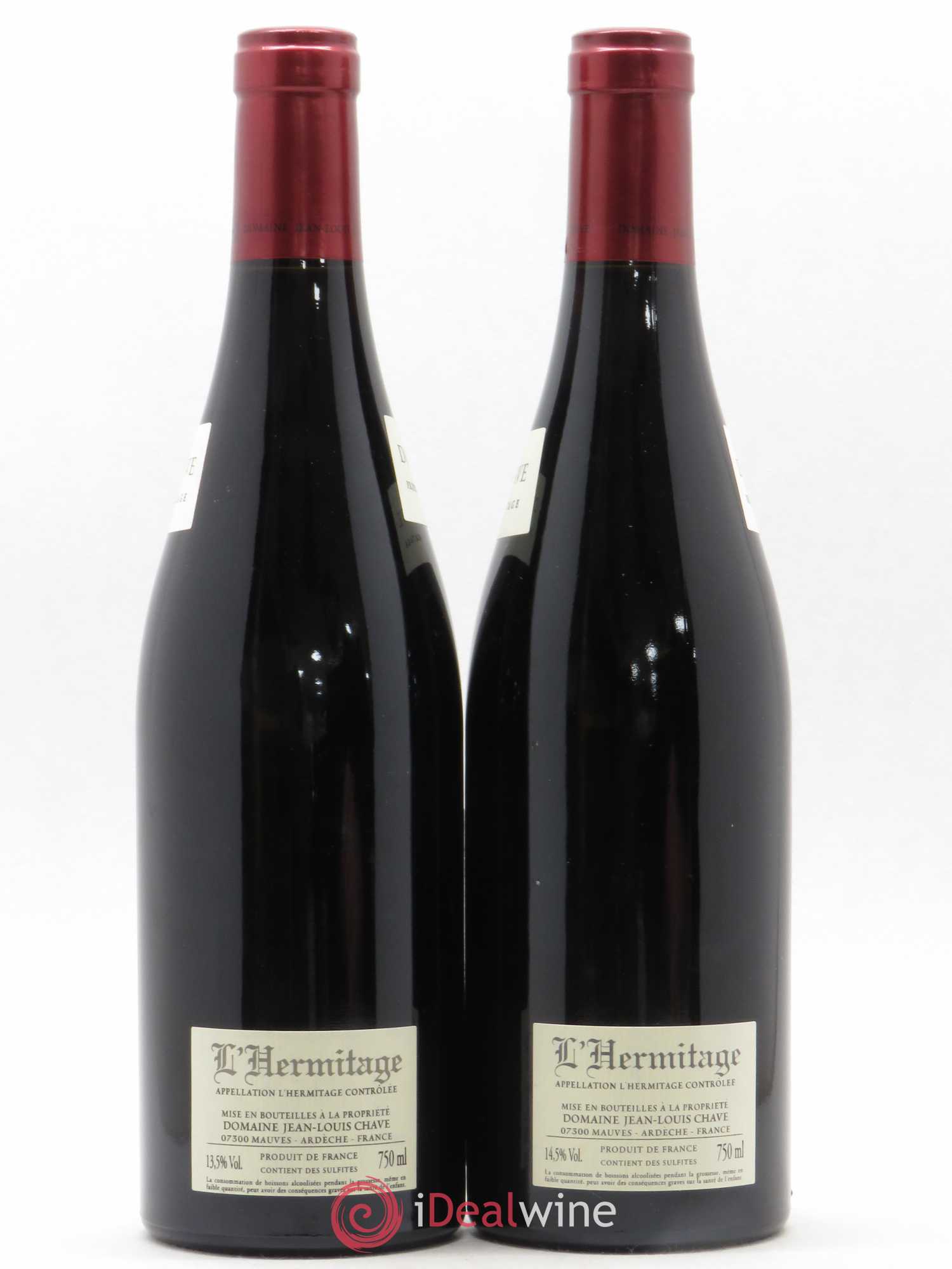 Hermitage Jean-Louis Chave 2014 - Lot de 2 bouteilles - 1