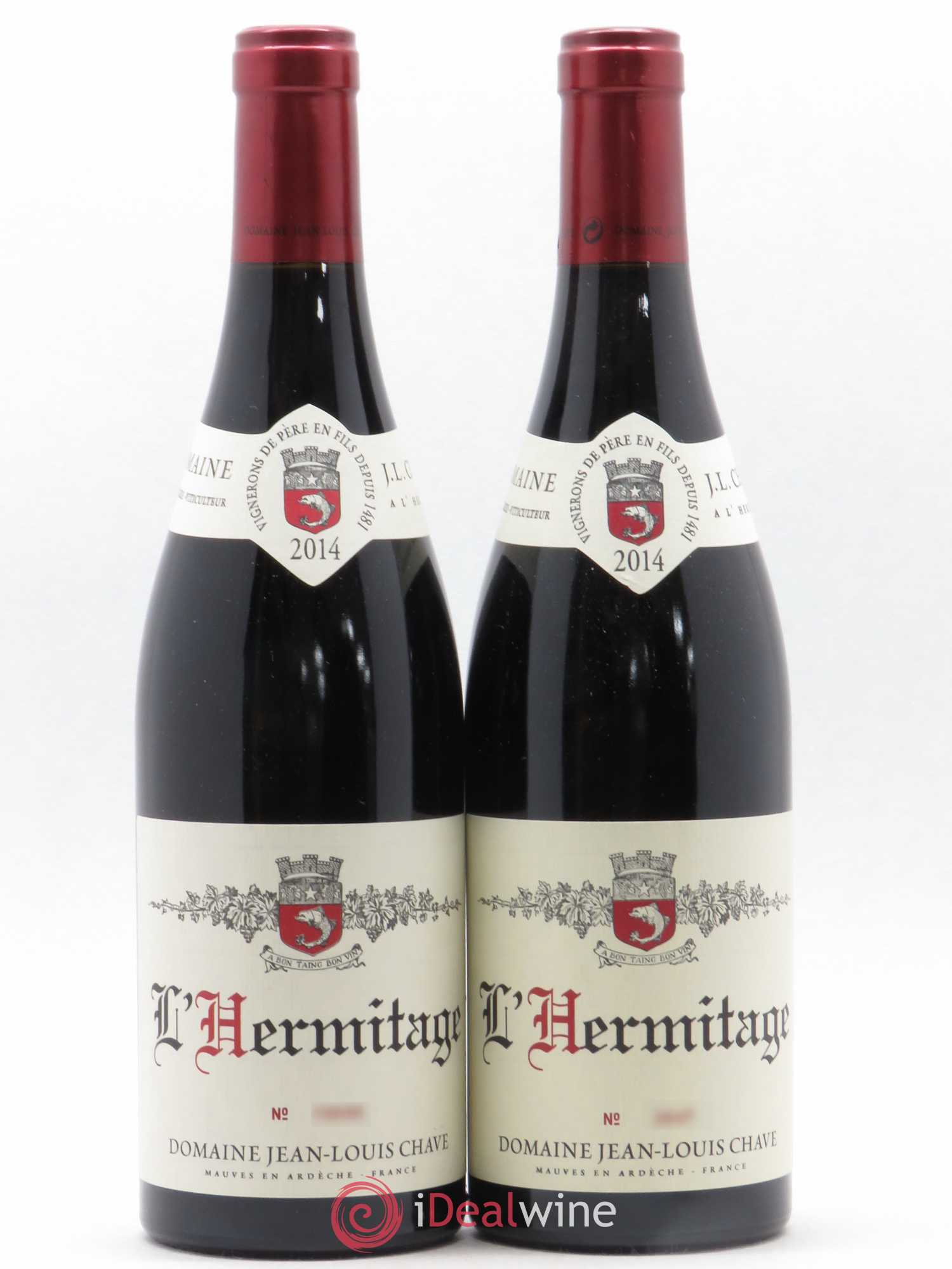 Hermitage Jean-Louis Chave 2014 - Lot de 2 bouteilles - 0
