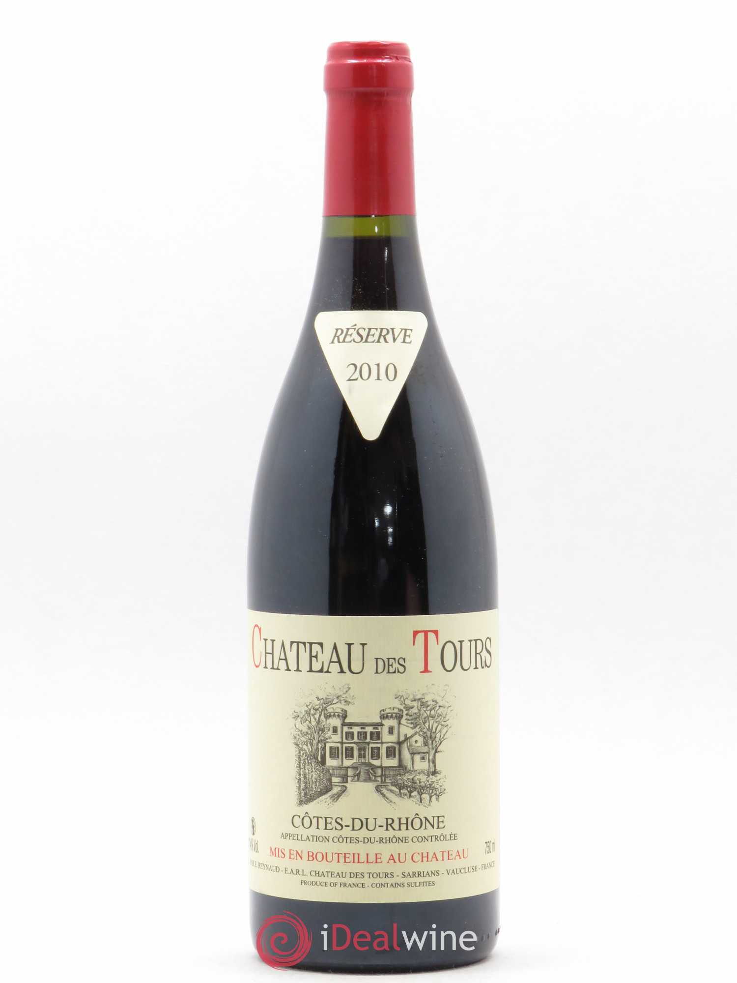 Côtes-du-Rhône Château des Tours Emmanuel Reynaud 2010 - Lot de 1 bouteille - 0