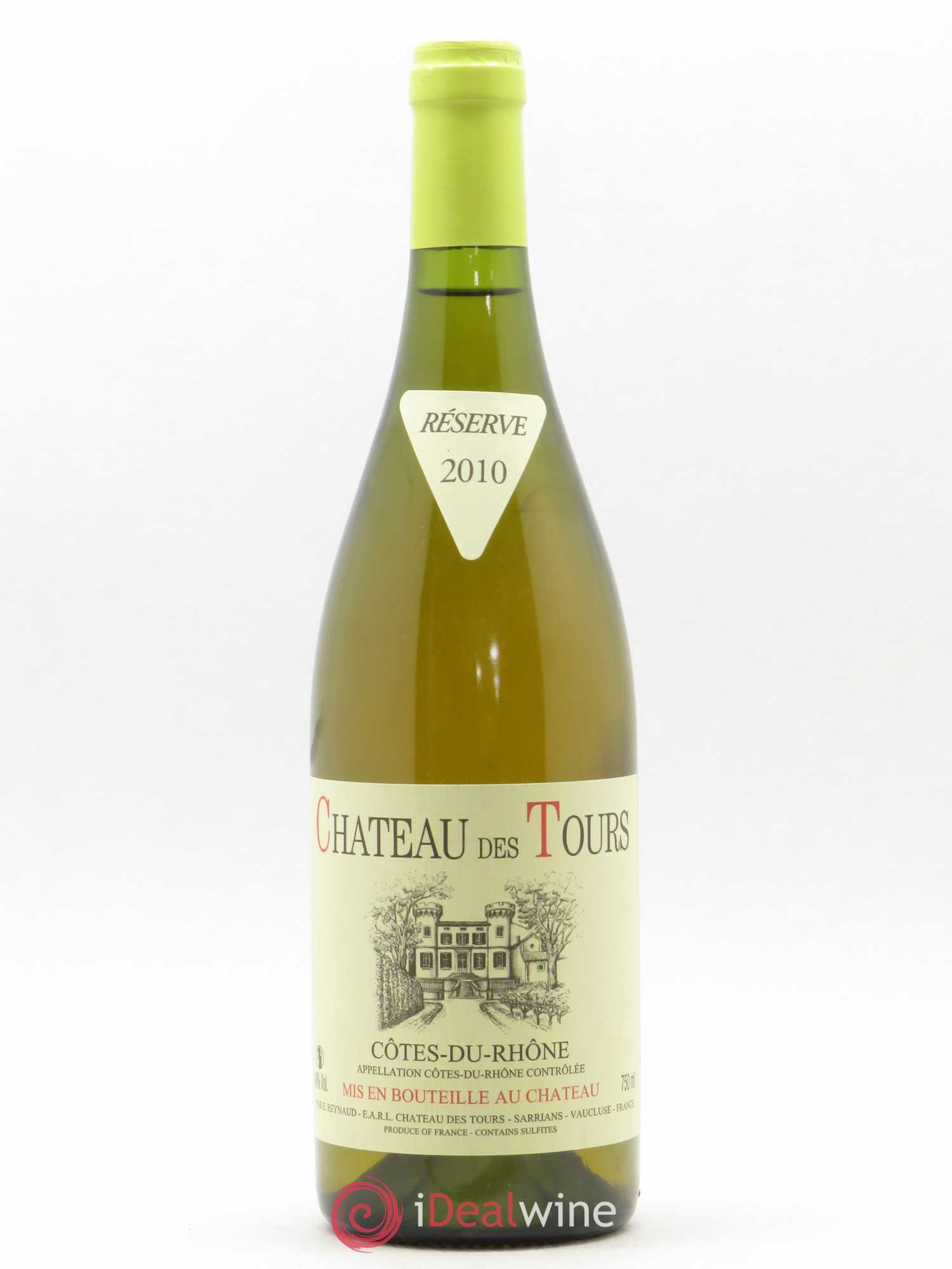 Côtes-du-Rhône Château des Tours Emmanuel Reynaud 2010 - Lot de 1 bouteille - 0