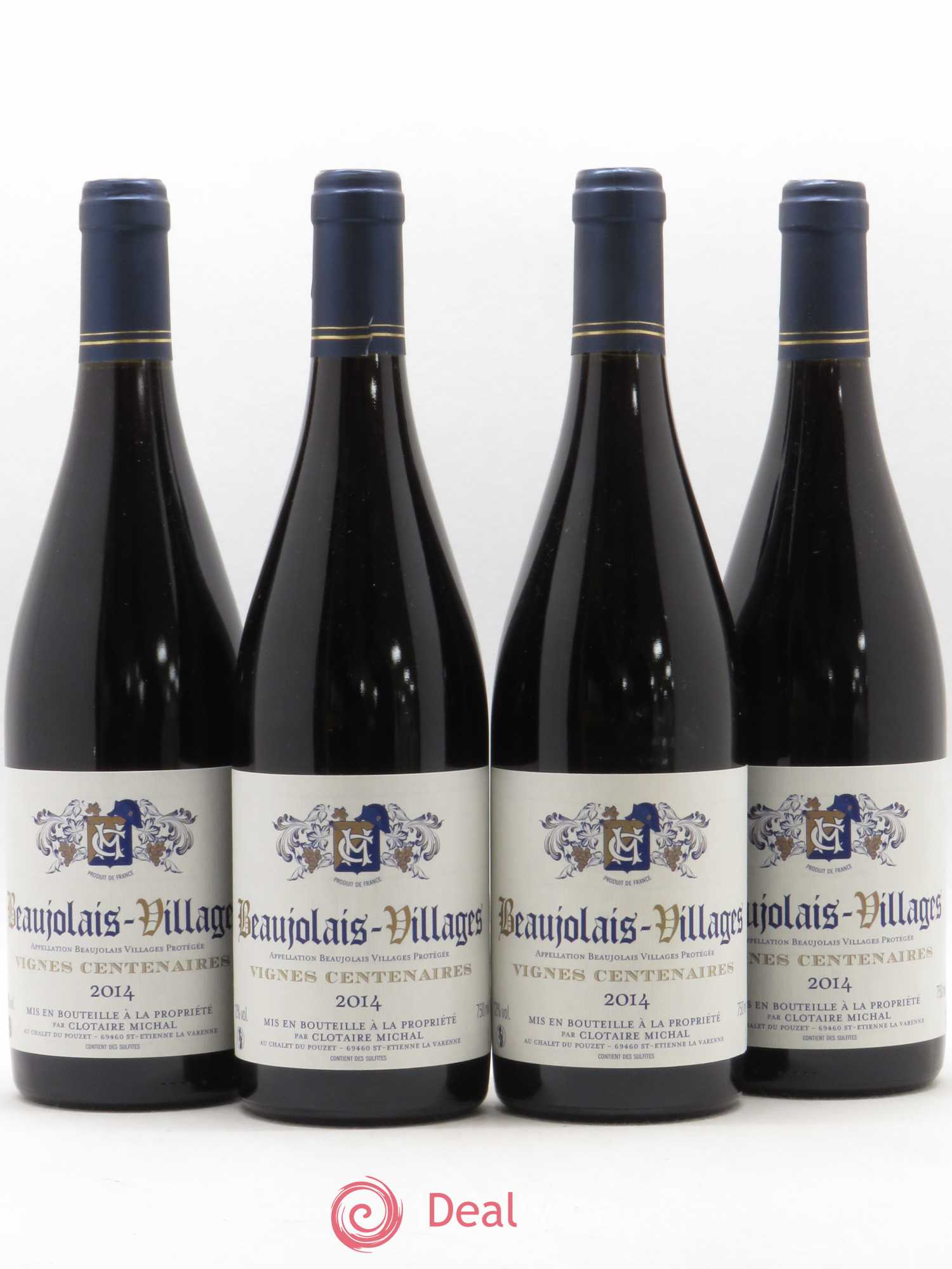 Beaujolais Vignes centenaires Domaine Clotaire Michal 2014 - Posten von 4 Flaschen - 0