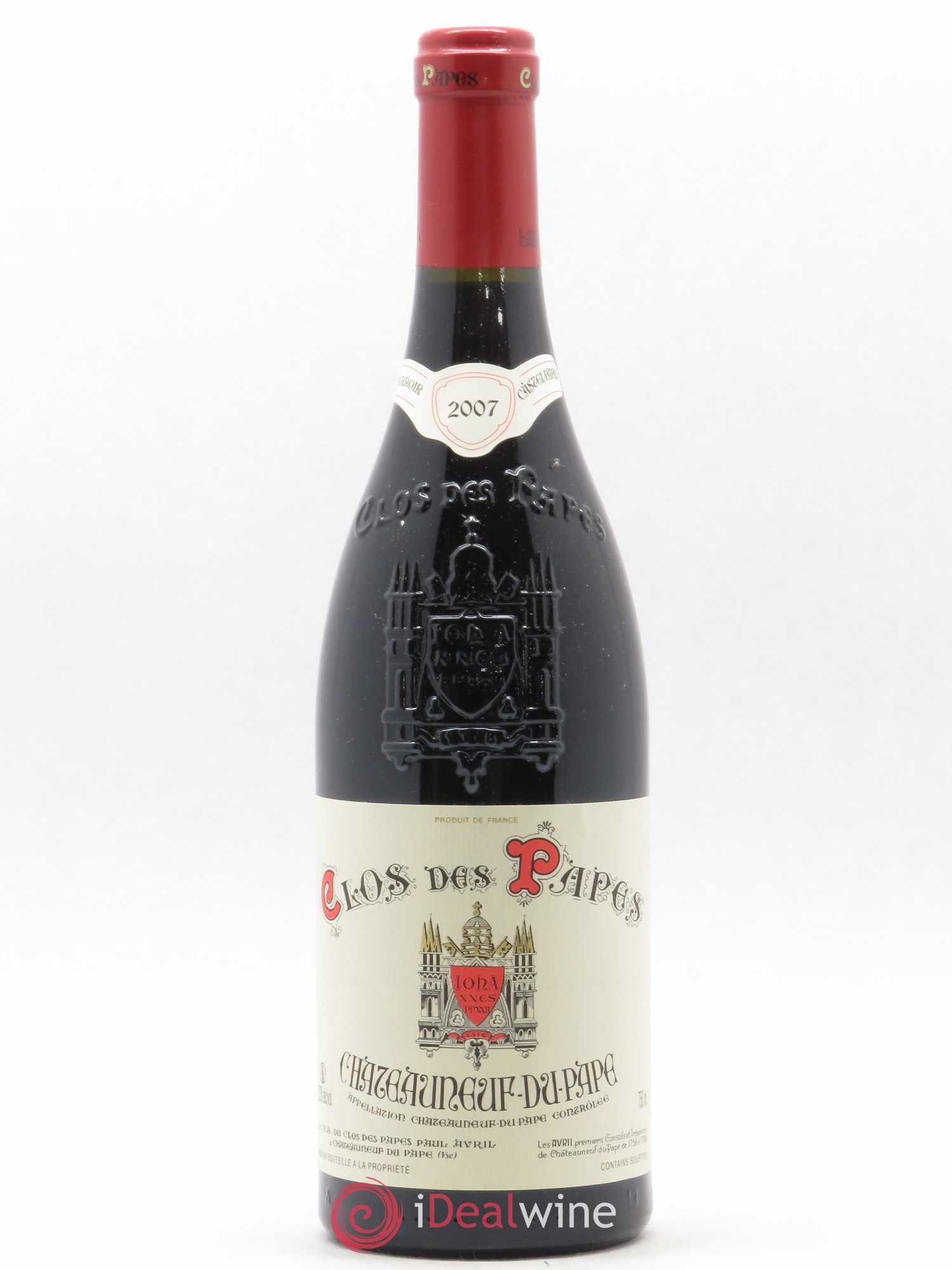 Châteauneuf-du-Pape Clos des Papes - Paul Avril 2007 - Lot de 1 bouteille - 0