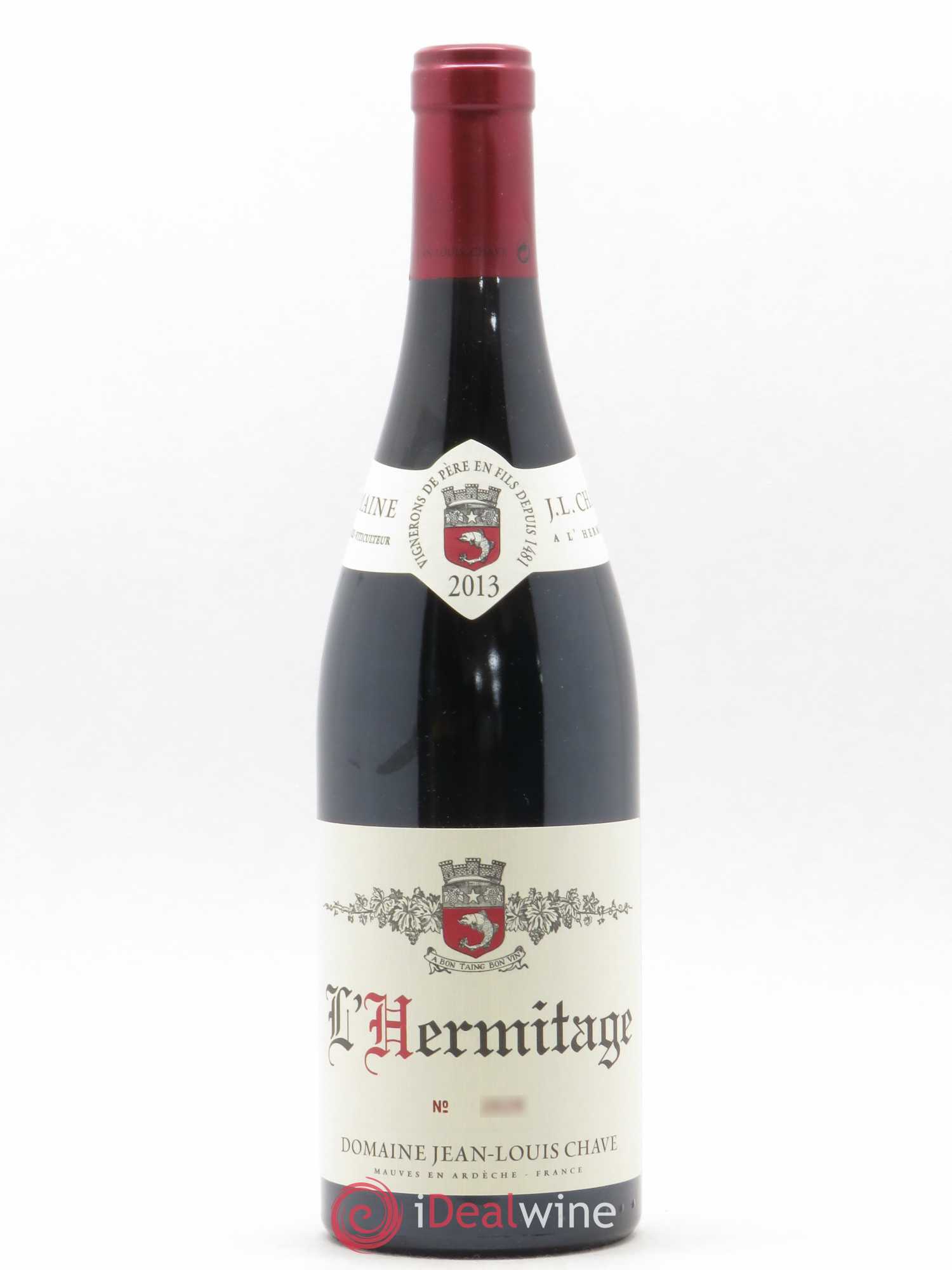 Hermitage Jean-Louis Chave 2013 - Lot de 1 bouteille - 0