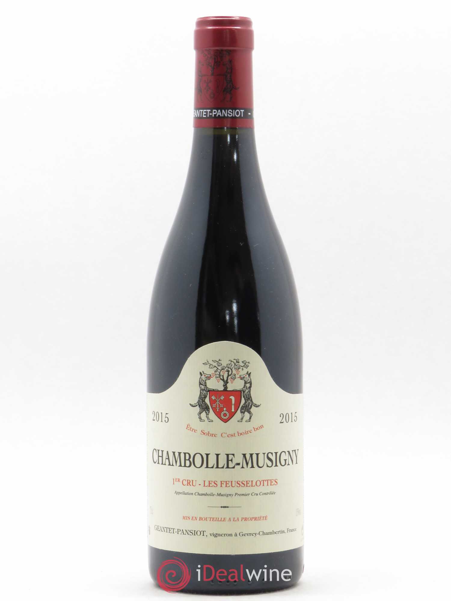 Chambolle-Musigny 1er Cru Les Feusselottes Geantet-Pansiot 2015 - Lot de 1 bouteille - 0