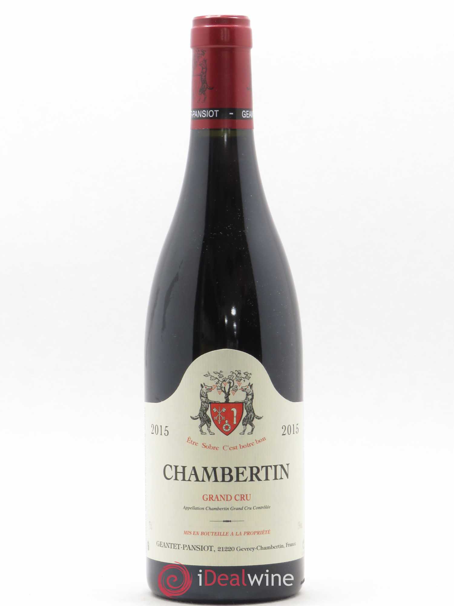 Chambertin Grand Cru Geantet-Pansiot 2015 - Lot de 1 bouteille - 0