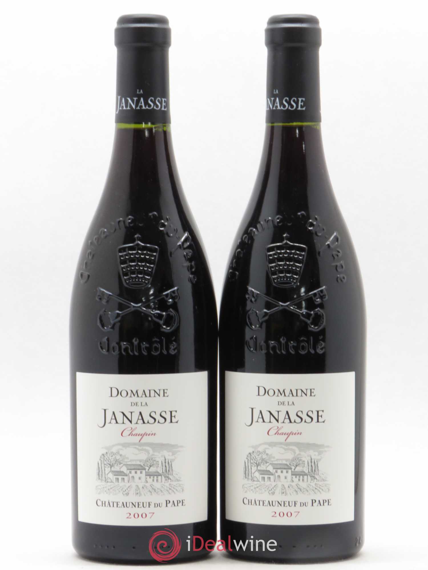 Châteauneuf-du-Pape Cuvée Chaupin La Janasse (Domaine de) 2007 - Lot de 2 bouteilles - 0