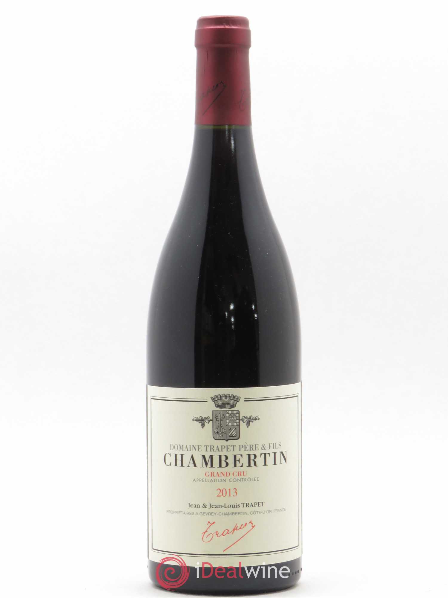 Chambertin Grand Cru Domaine Trapet 2013 - Lot de 1 bouteille - 0