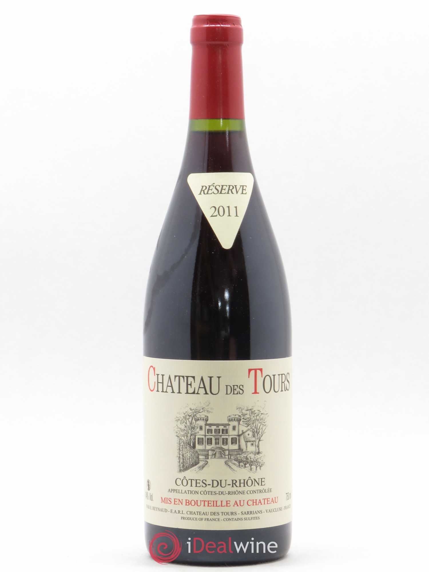 Côtes-du-Rhône Château des Tours Emmanuel Reynaud 2011 - Lot de 1 bouteille - 0