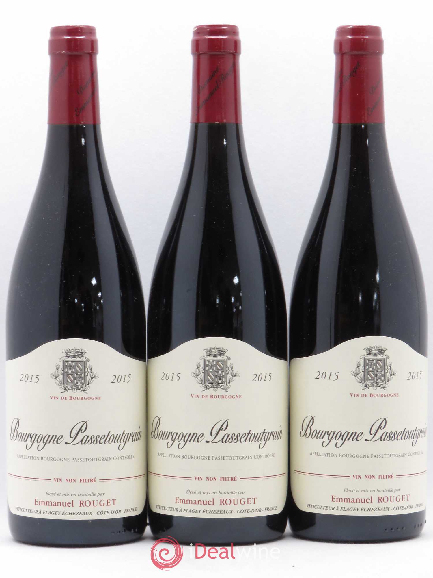 Bourgogne Passetoutgrain Emmanuel Rouget 2015 - Lot de 3 bouteilles - 0
