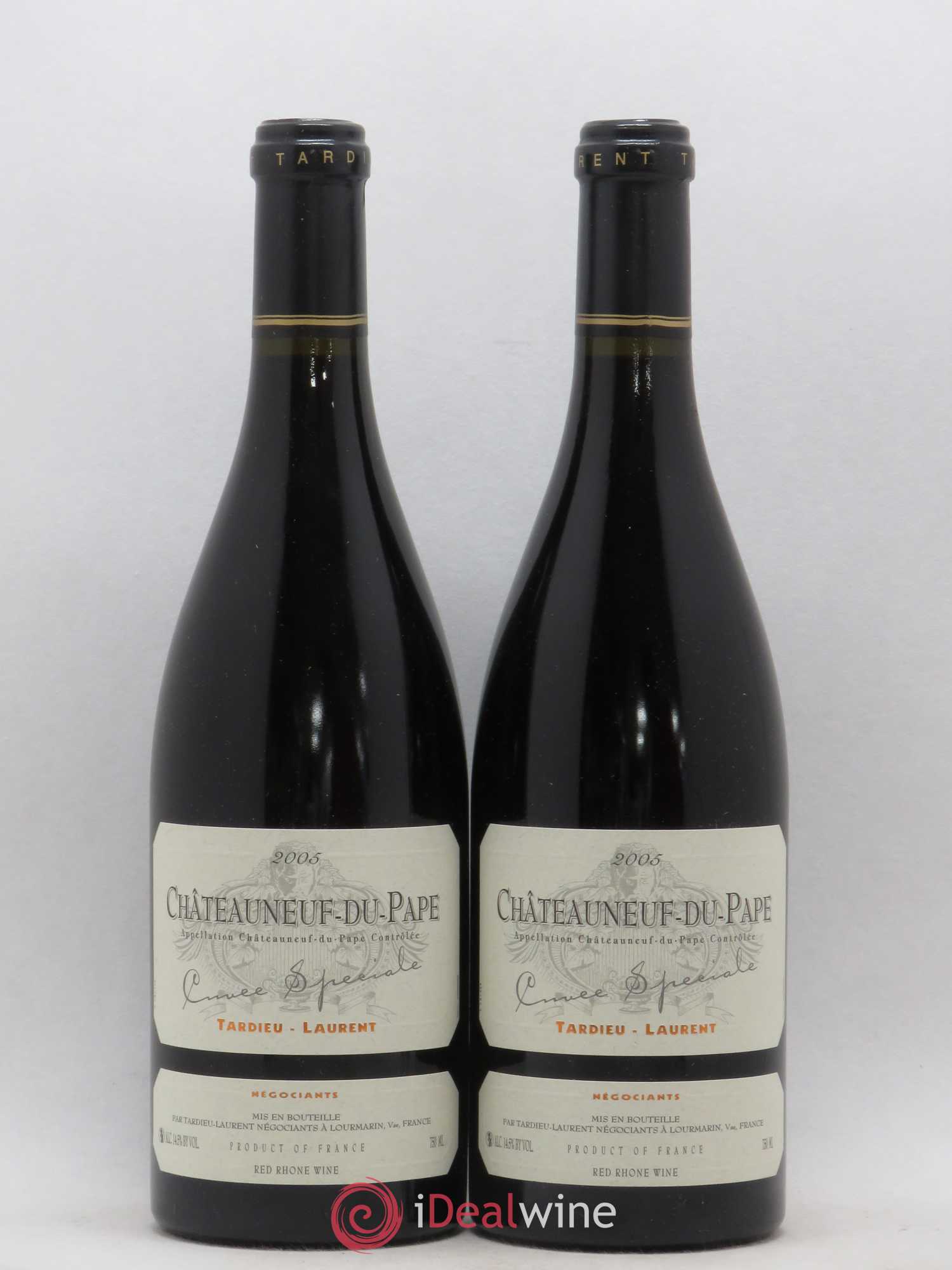 Châteauneuf-du-Pape Tardieu-Laurent Cuvée spéciale Famille Tardieu 2005 - Lot de 2 bouteilles - 0