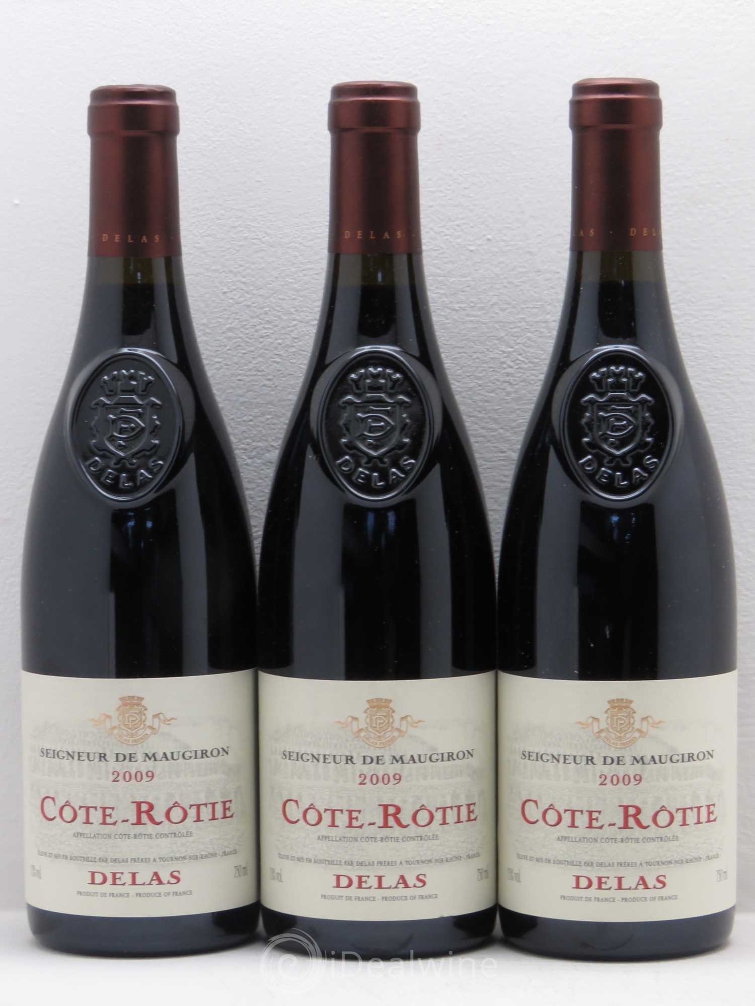 Côte-Rôtie Seigneur de Maugiron Delas Frères 2009 - Lot de 3 bouteilles - 0
