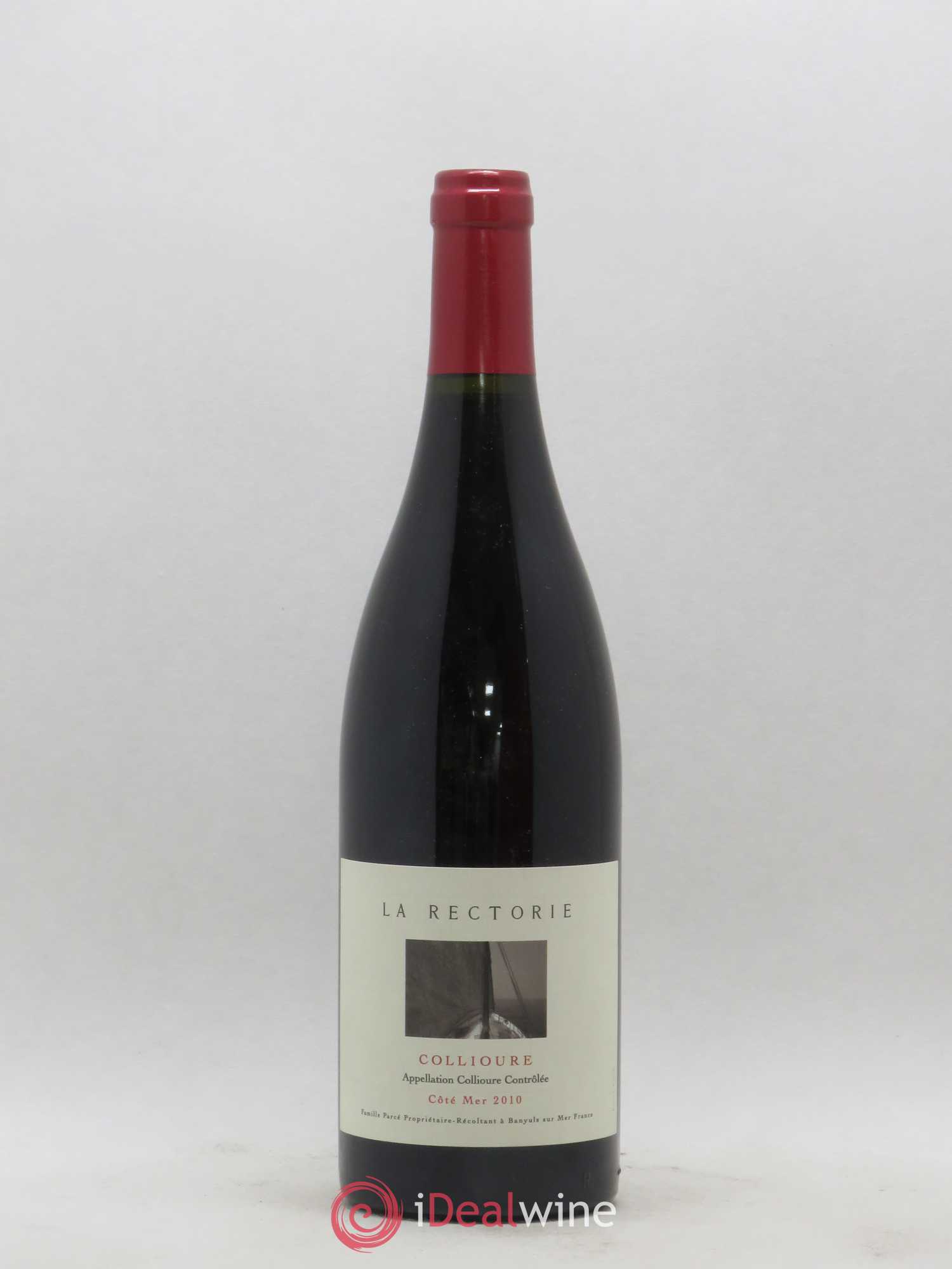 Collioure La Rectorie (Domaine de) Côté Mer Thierry et Jean Emmanuel Parcé 2010 - Lot de 1 bouteille - 0