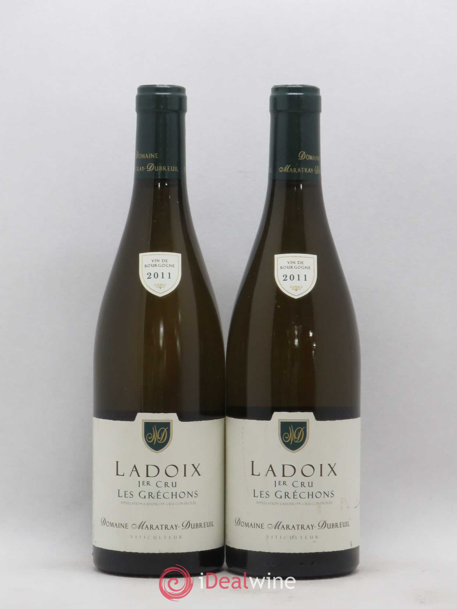 Ladoix 1er Cru Les Gréchons Domaine Maratray Dubreuil 2011 - Posten von 2 Flaschen - 0