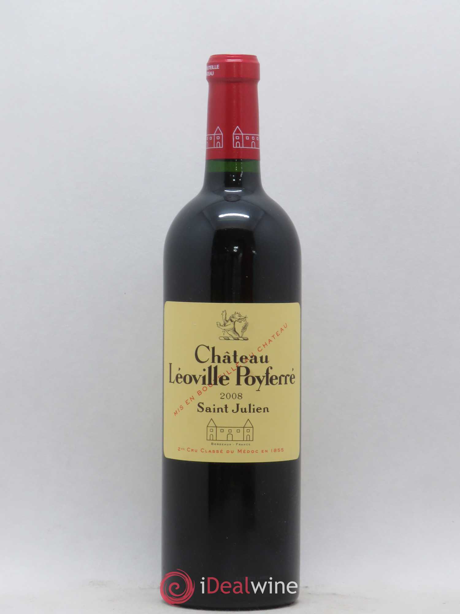 Château Léoville Poyferré 2ème Grand Cru Classé 2008 - Lot de 1 bouteille - 0