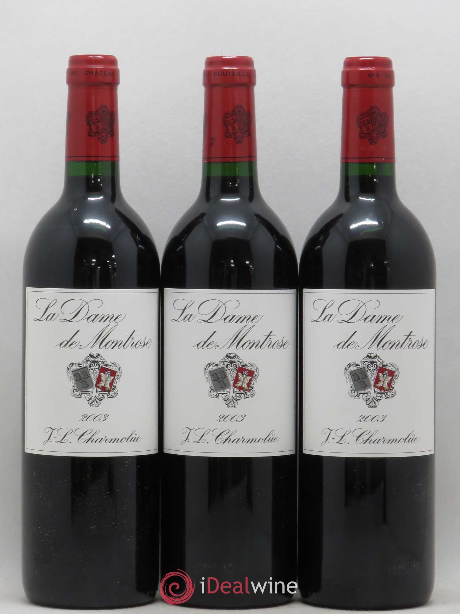 La Dame de Montrose Second Vin 2003 - Lot de 3 bouteilles - 0