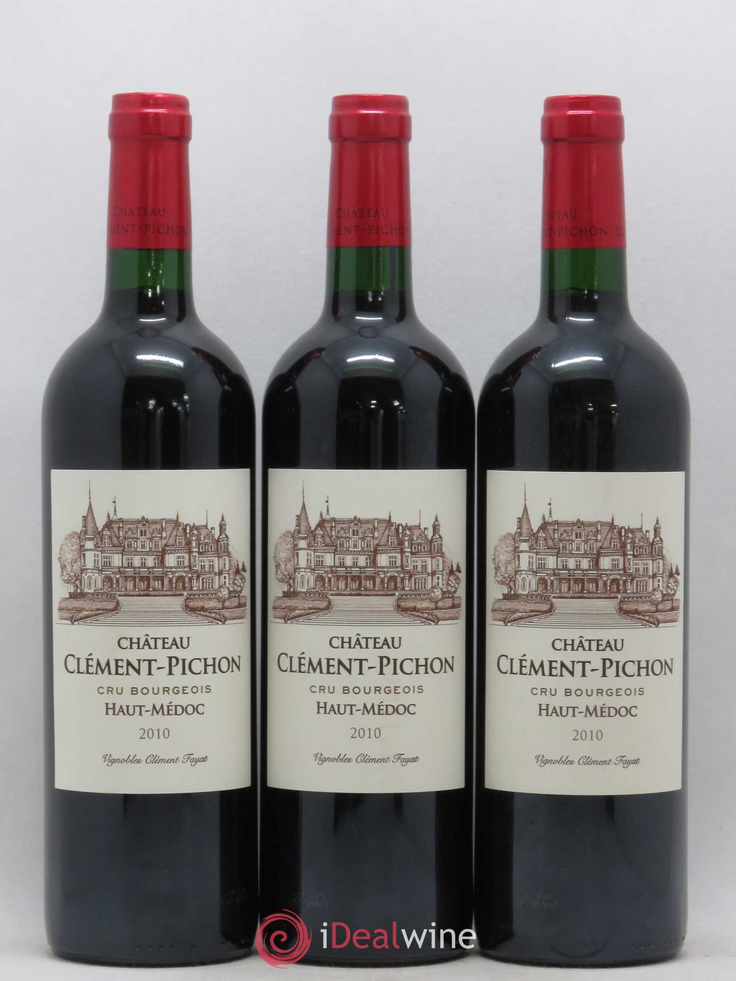 Château Clément-Pichon Cru Bourgeois 2010 - Lot de 6 bouteilles - 1