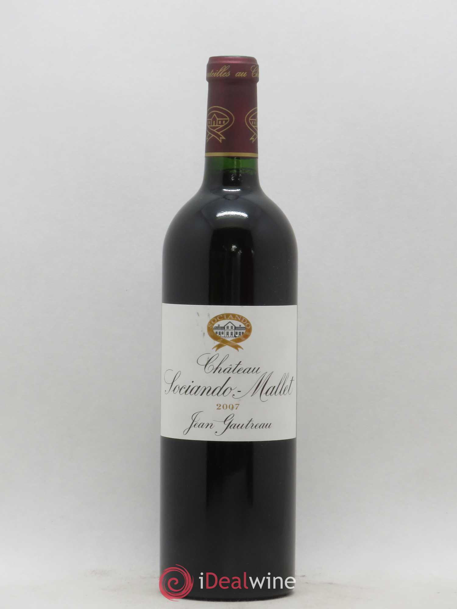Château Sociando Mallet 2007 - Lot de 1 bouteille - 0