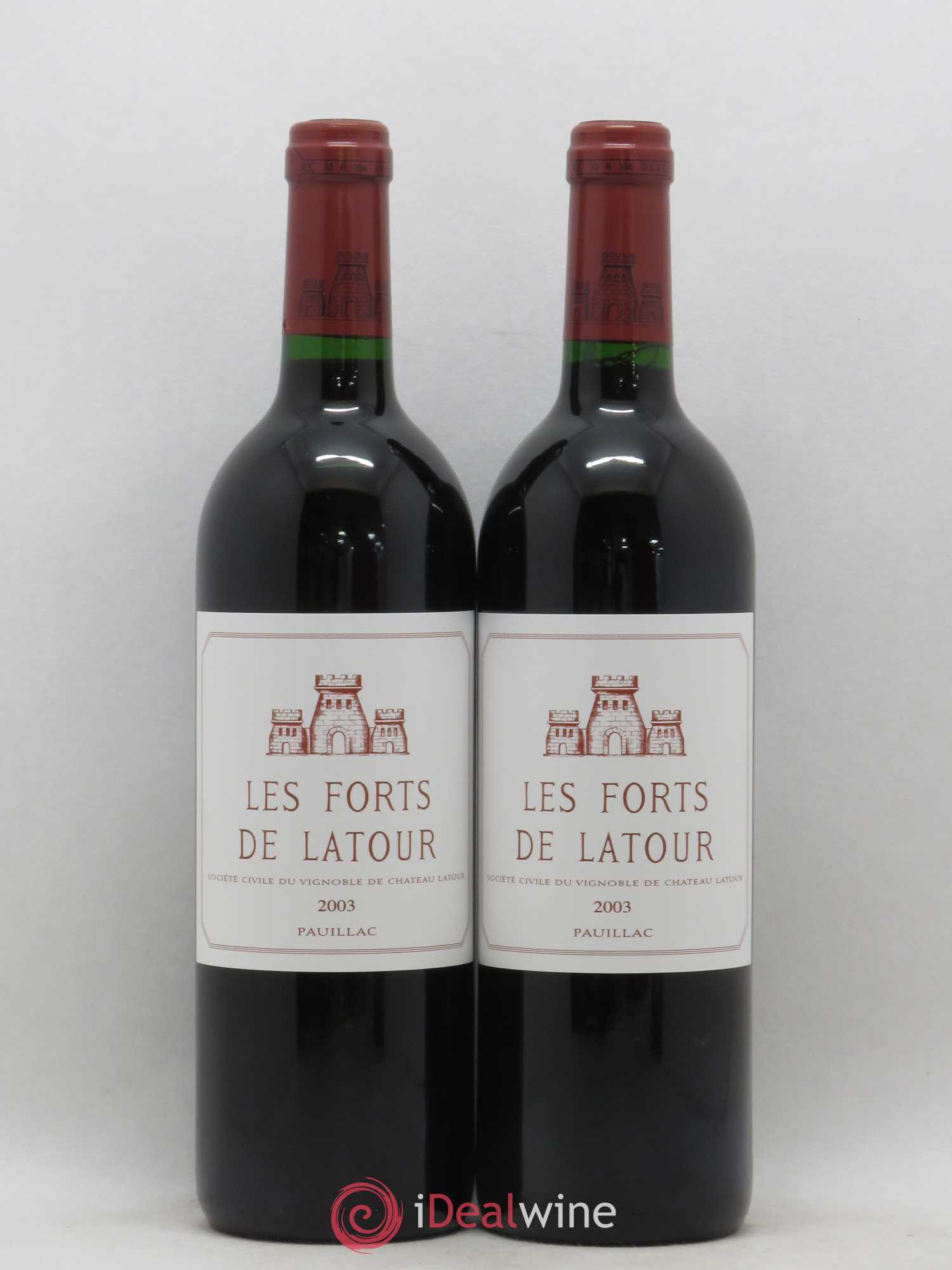 Les Forts de Latour Second Vin 2003 - Lot de 2 bouteilles - 0