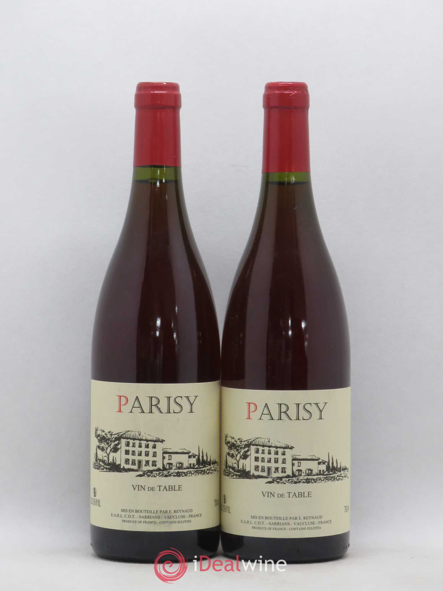 Vin de Table Parisy Emmanuel Reynaud - Posten von 2 Flaschen - 0