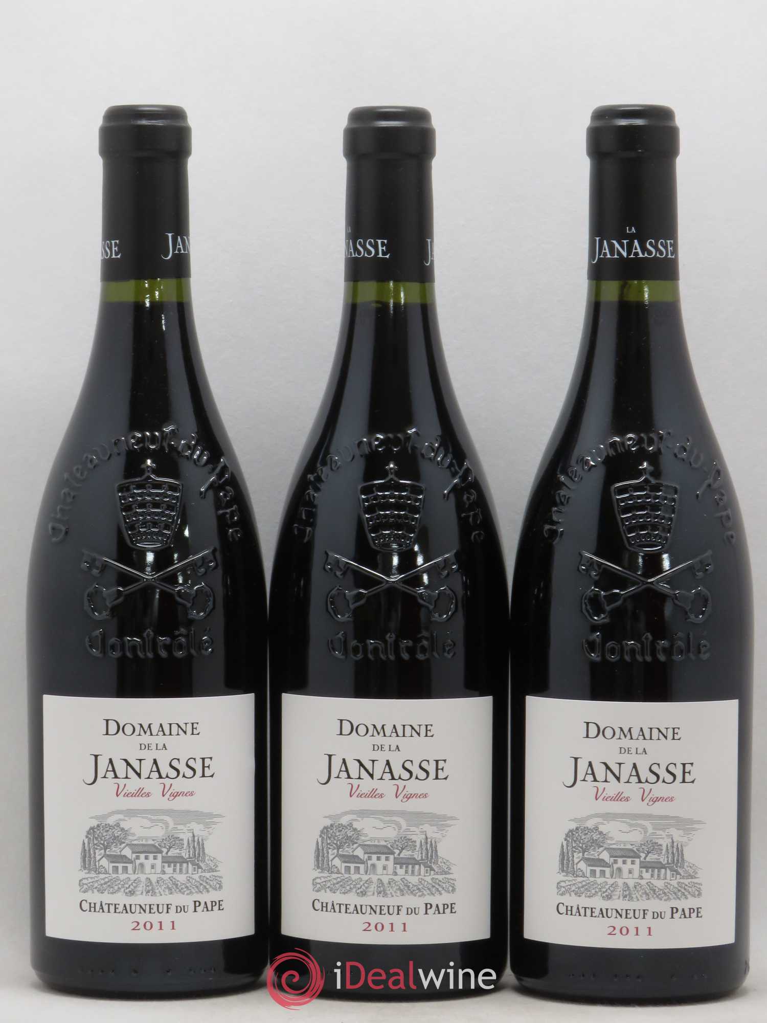 Châteauneuf-du-Pape Cuvée Vieilles Vignes La Janasse (Domaine de) 2011 - Lot de 3 bouteilles - 0