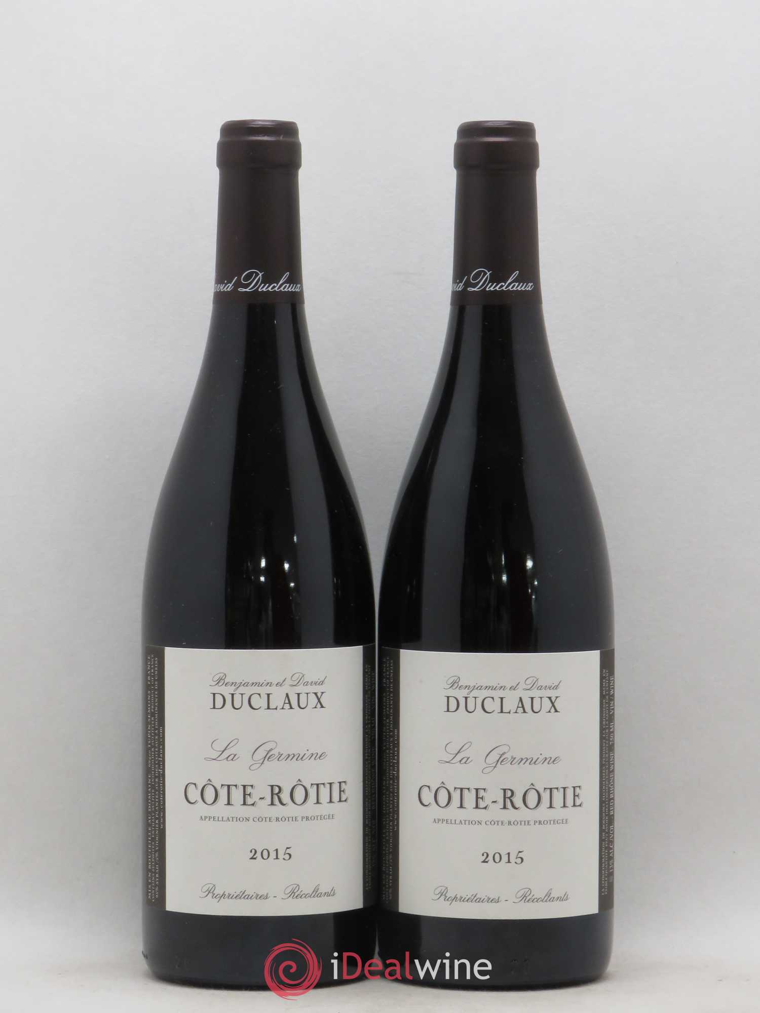 Côte-Rôtie La Germine Domaine Duclaux 2015 - Lot de 2 bouteilles - 0