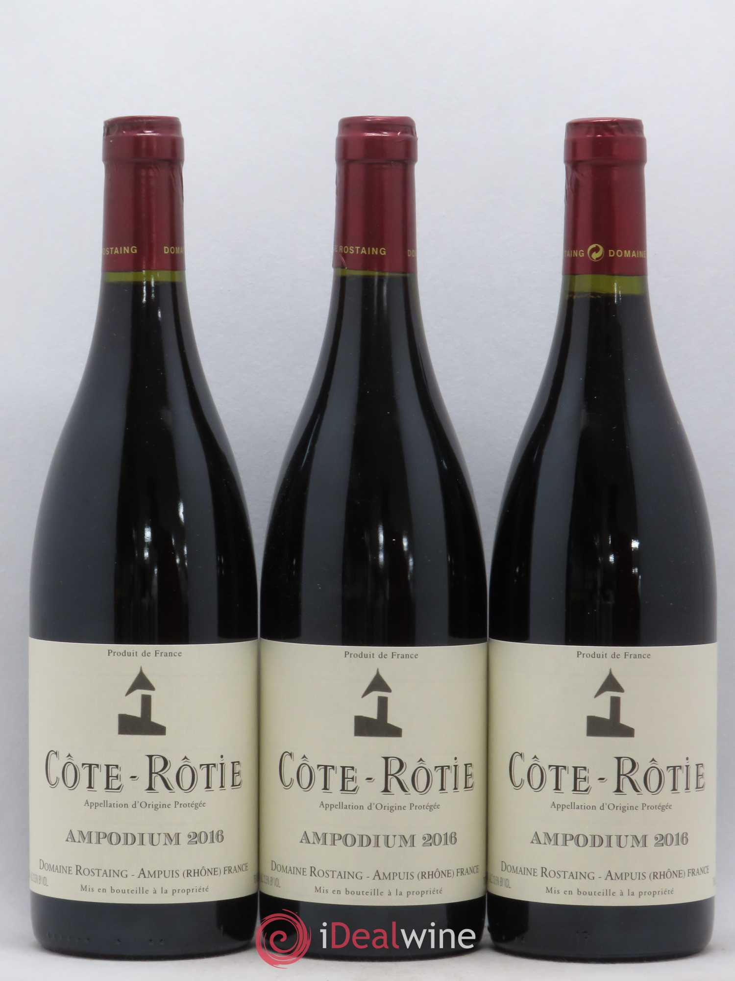 Côte-Rôtie Ampodium René Rostaing 2016 - Posten von 3 Flaschen - 0