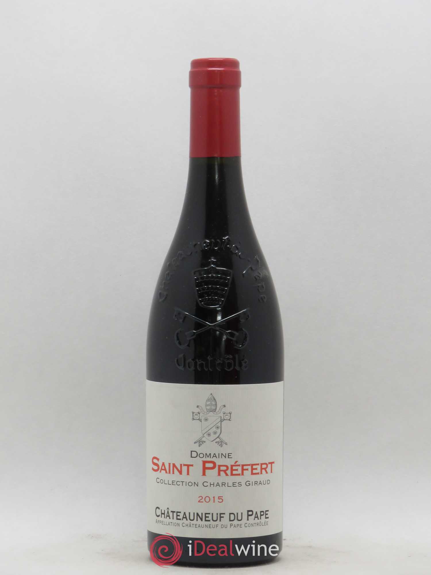 Châteauneuf-du-Pape Collection Charles Giraud Domaine Saint-Préfert 2015 - Lot de 1 bouteille - 0