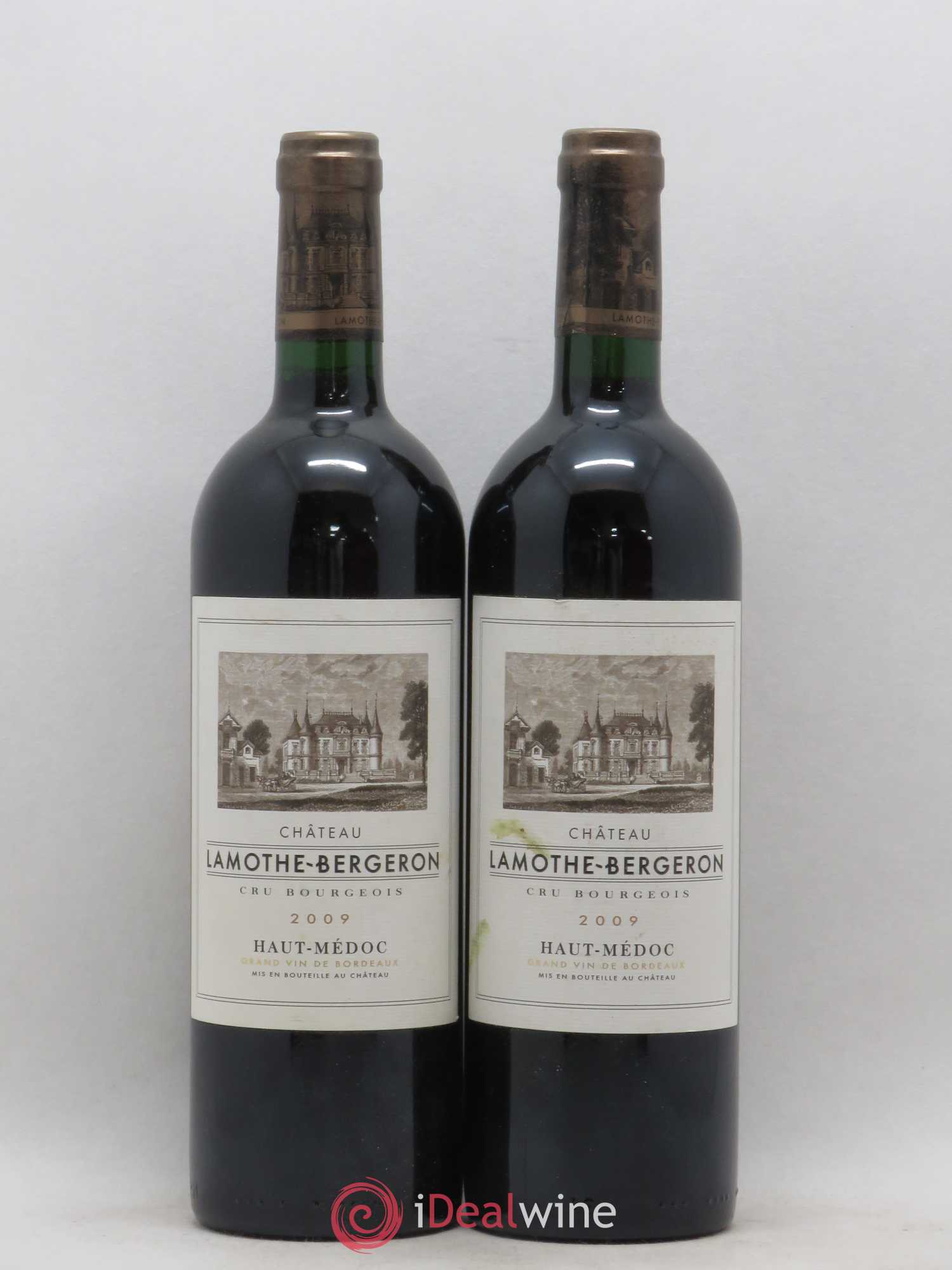 Château Lamothe Bergeron Cru Bourgeois 2009 - Posten von 2 Flaschen - 0
