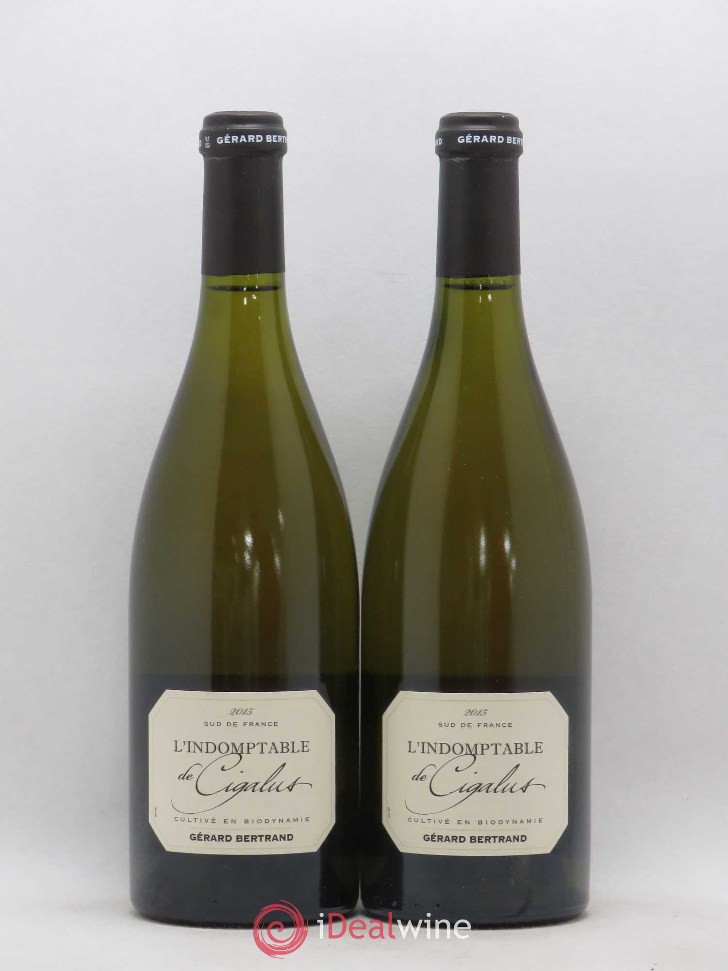 Divers IGP Aude Hauterive L'indomptable Domaine Cigalus 2015 - Posten von 2 Flaschen - 0