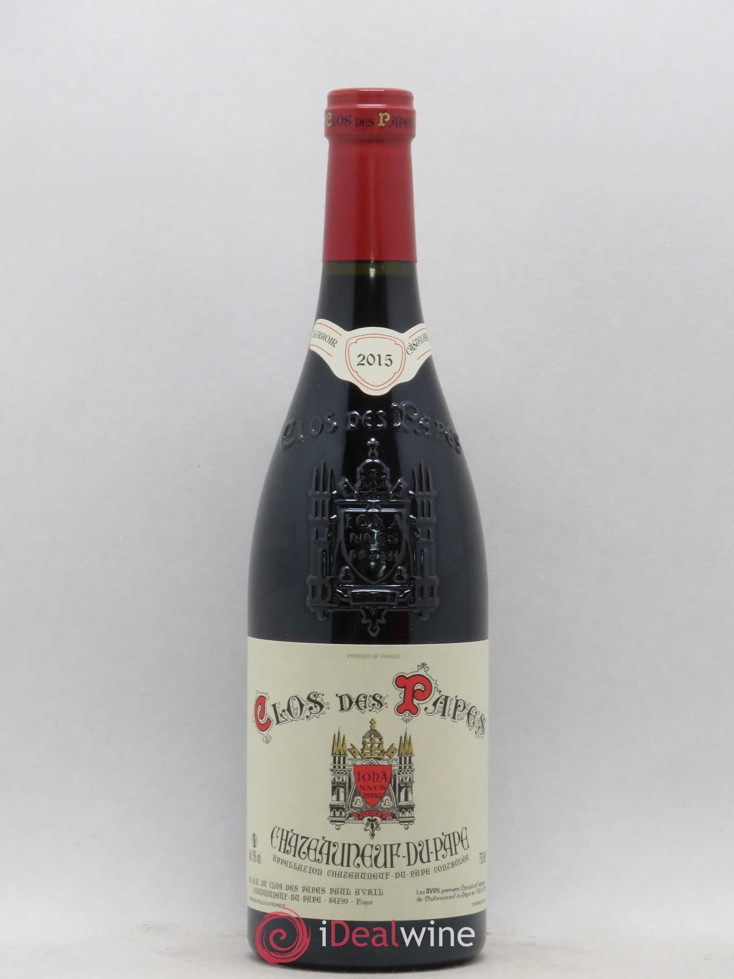 Châteauneuf-du-Pape Clos des Papes - Paul Avril 2015 - Lot de 1 bouteille - 0