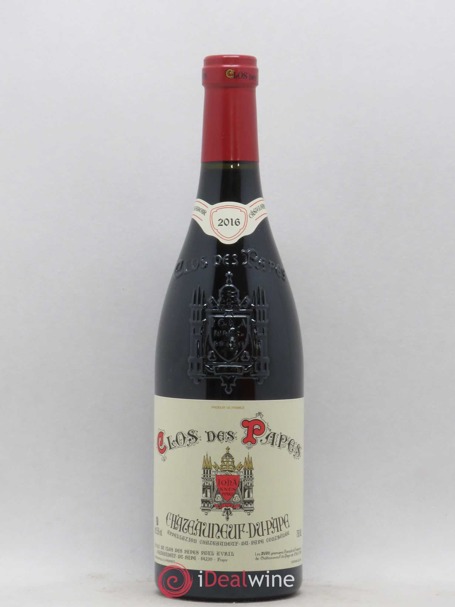 Châteauneuf-du-Pape Clos des Papes - Paul Avril 2016 - Lot de 1 bouteille - 0