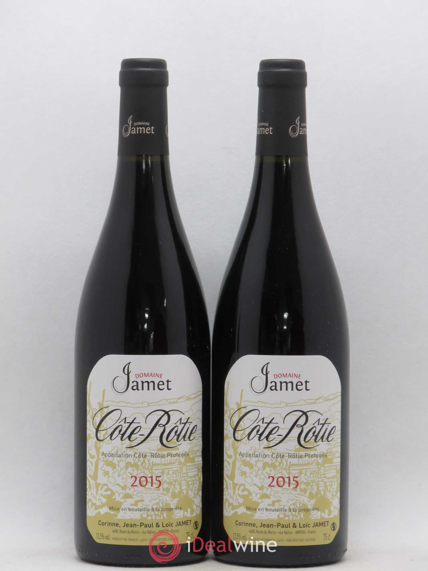 Côte-Rôtie Jamet (Domaine) 2015 - Lot de 2 bouteilles - 0
