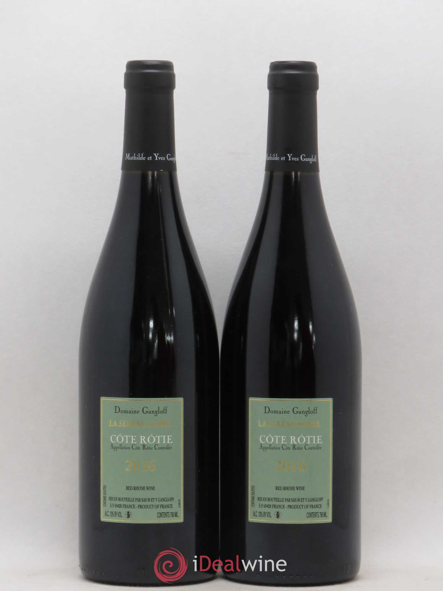 Côte-Rôtie La Sereine Noire Gangloff (Domaine) 2016 - Lot de 2 bouteilles - 1