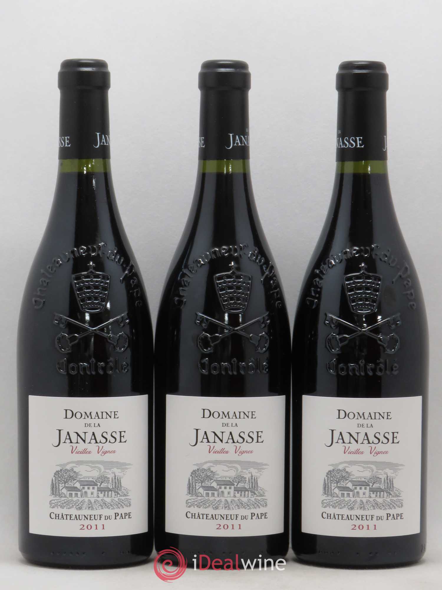 Châteauneuf-du-Pape Cuvée Vieilles Vignes La Janasse (Domaine de) 2011 - Lot de 3 bouteilles - 0