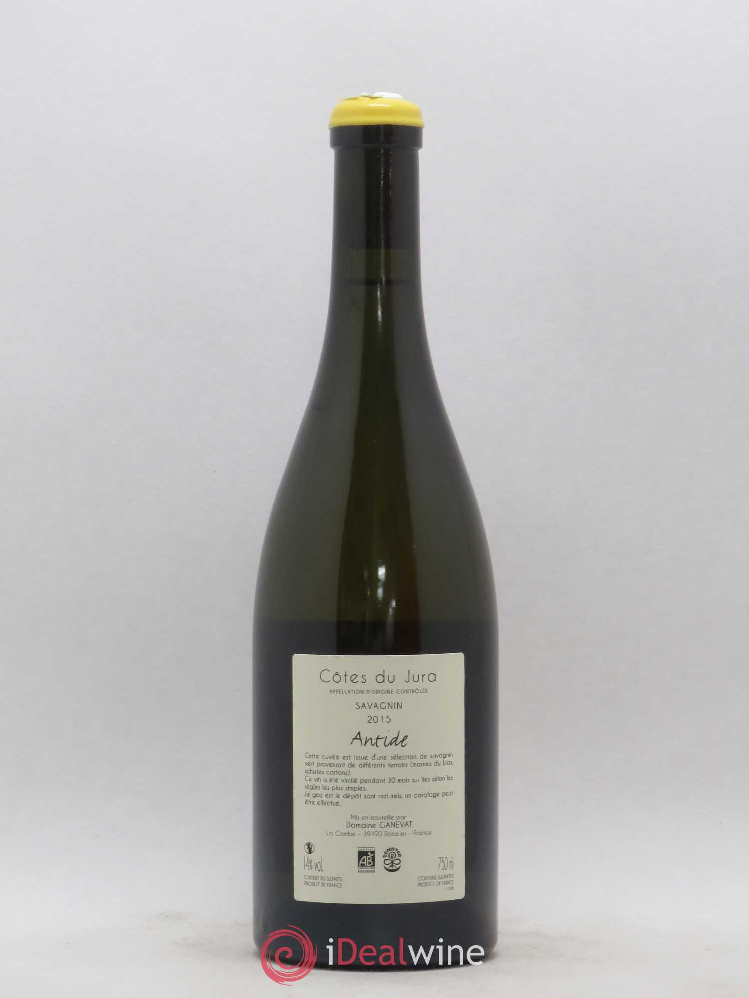 Côtes du Jura Antide Jean-François Ganevat (Domaine) 2015 - Posten von 1 Flasche - 1