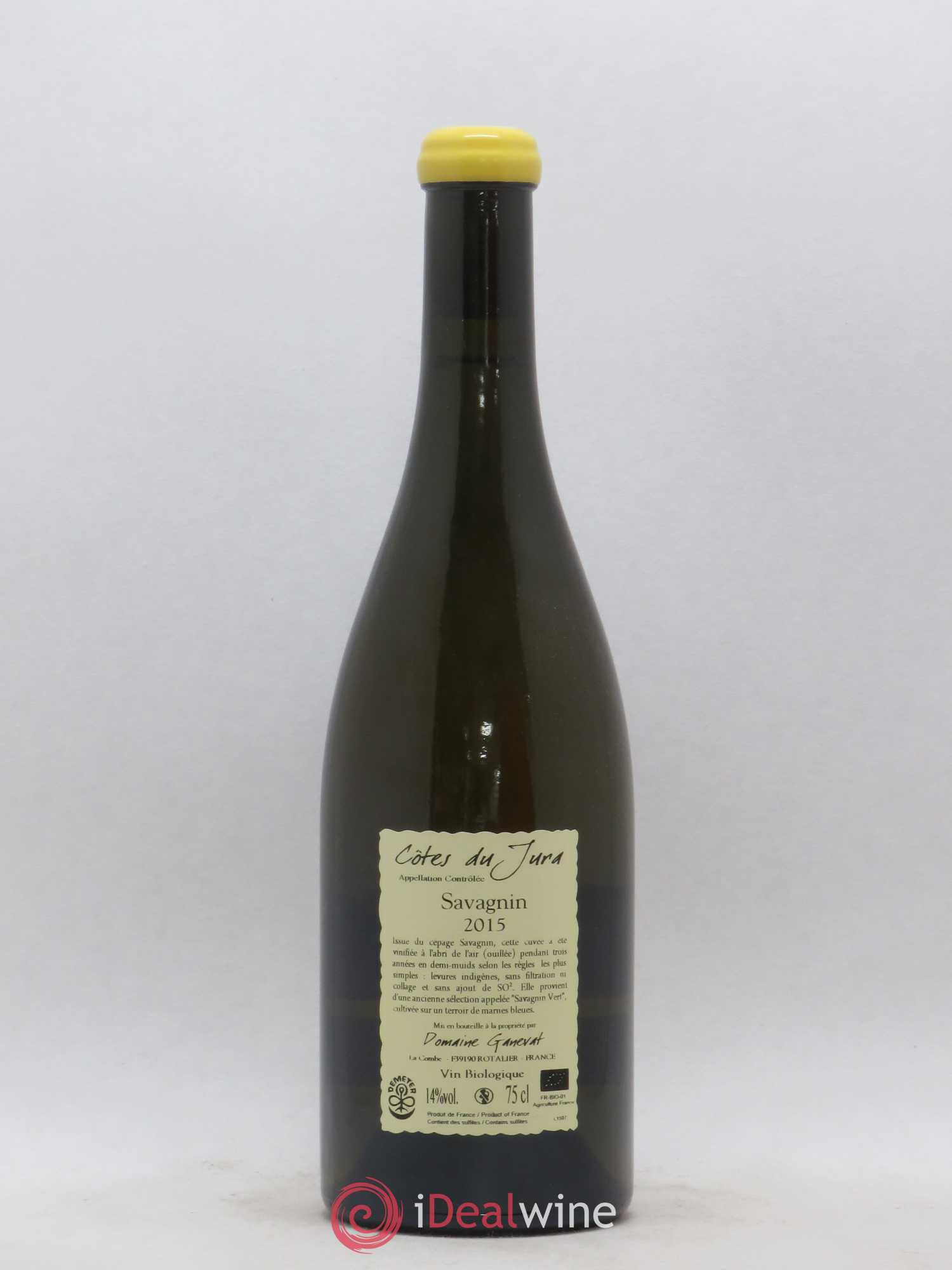 Côtes du Jura Les Chalasses Marnes Bleues Jean-François Ganevat (Domaine) 2015 - Lot de 1 bouteille - 1