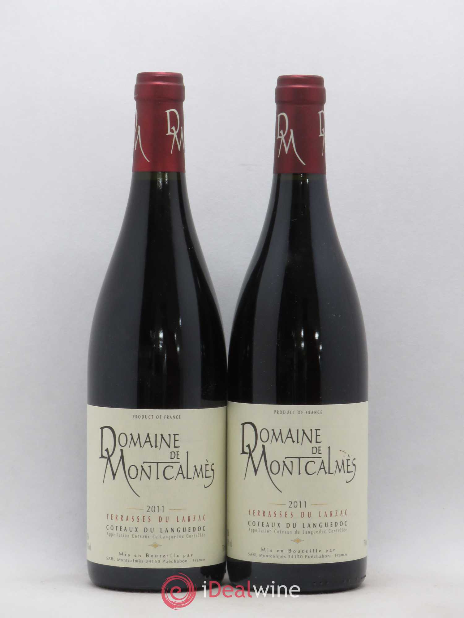 Terrasses du Larzac Domaine de Montcalmès Frédéric Pourtalié 2011 - Lot de 2 bouteilles - 0