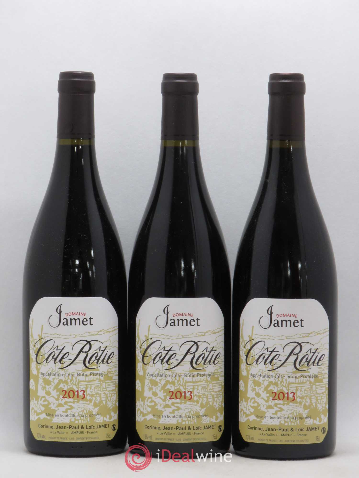 Côte-Rôtie Jamet (Domaine) 2013 - Lot de 3 bouteilles - 0