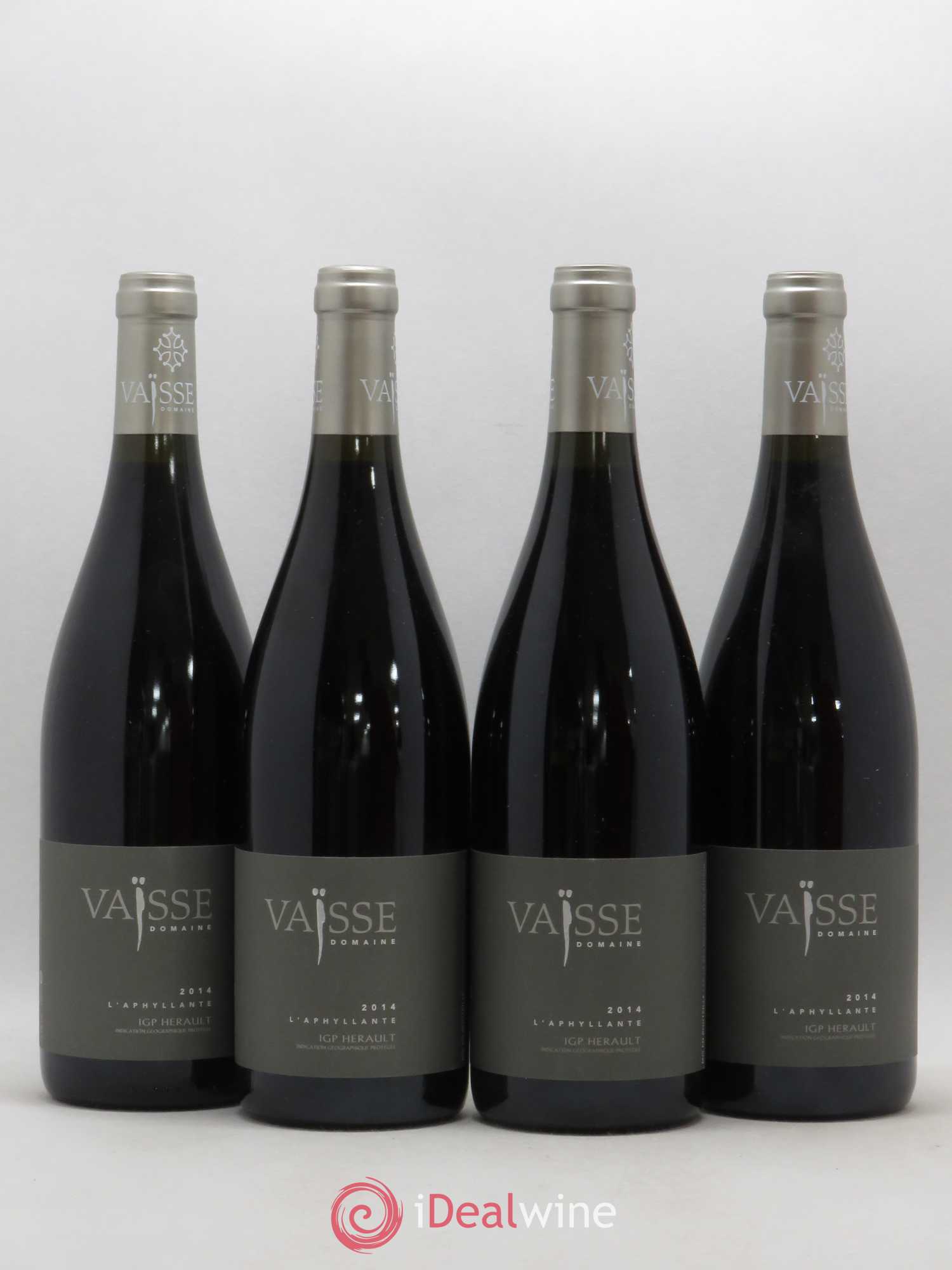 Pays d'Hérault L'Aphyllante Vaisse (Domaine) 2014 - Lot de 4 bouteilles - 0