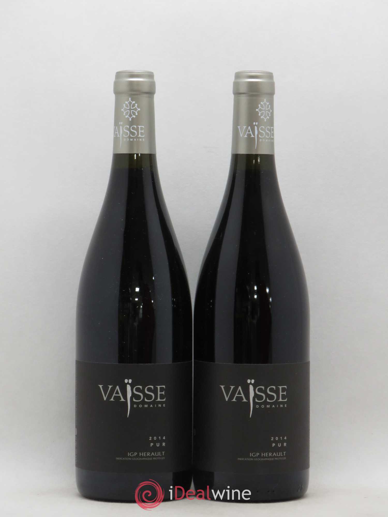 Pays d'Hérault Pur Vaisse (Domaine) 2014 - Lot de 2 bouteilles - 0