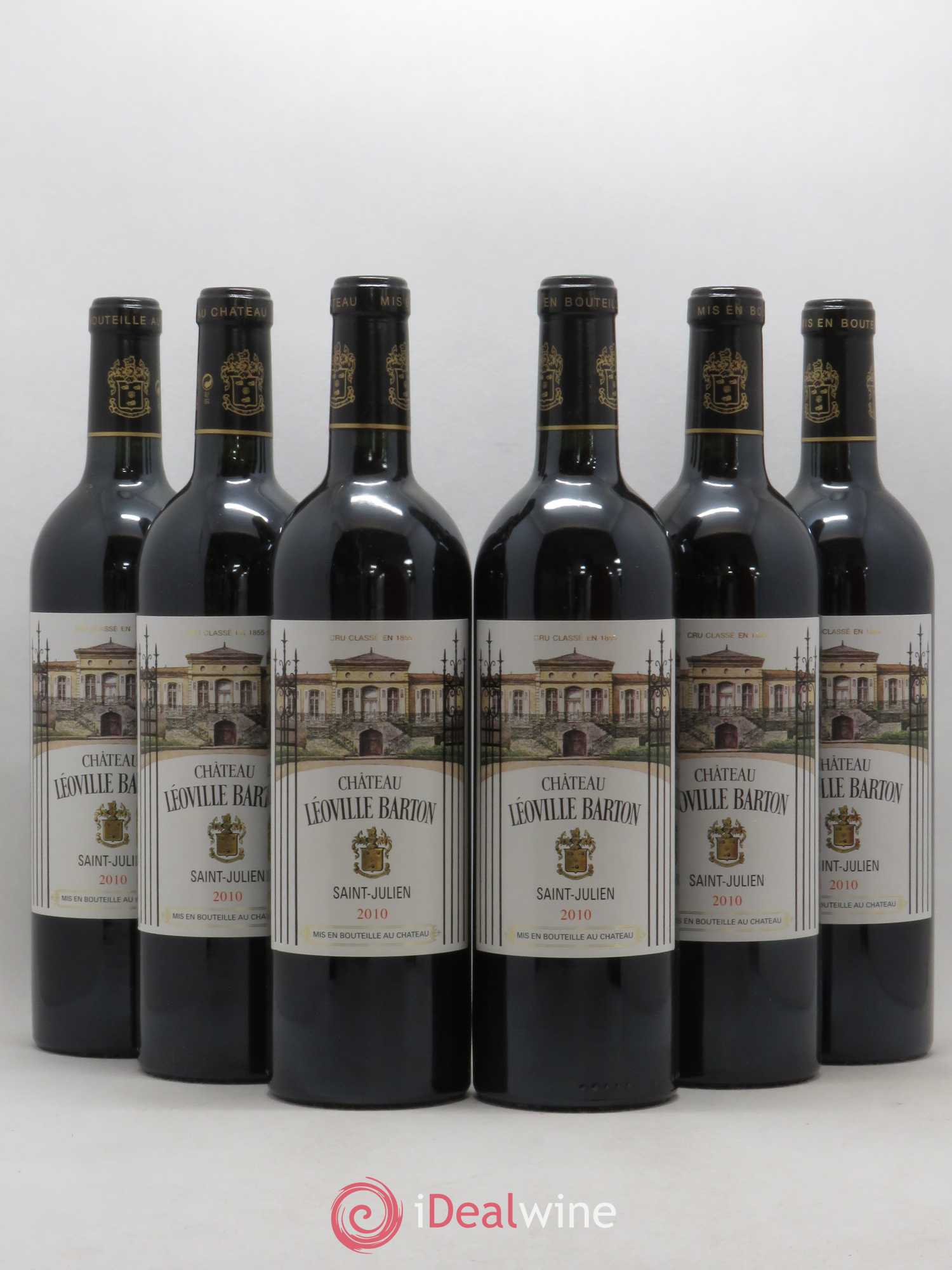 Château Léoville Barton 2ème Grand Cru Classé 2010 - Lot de 6 bouteilles - 0