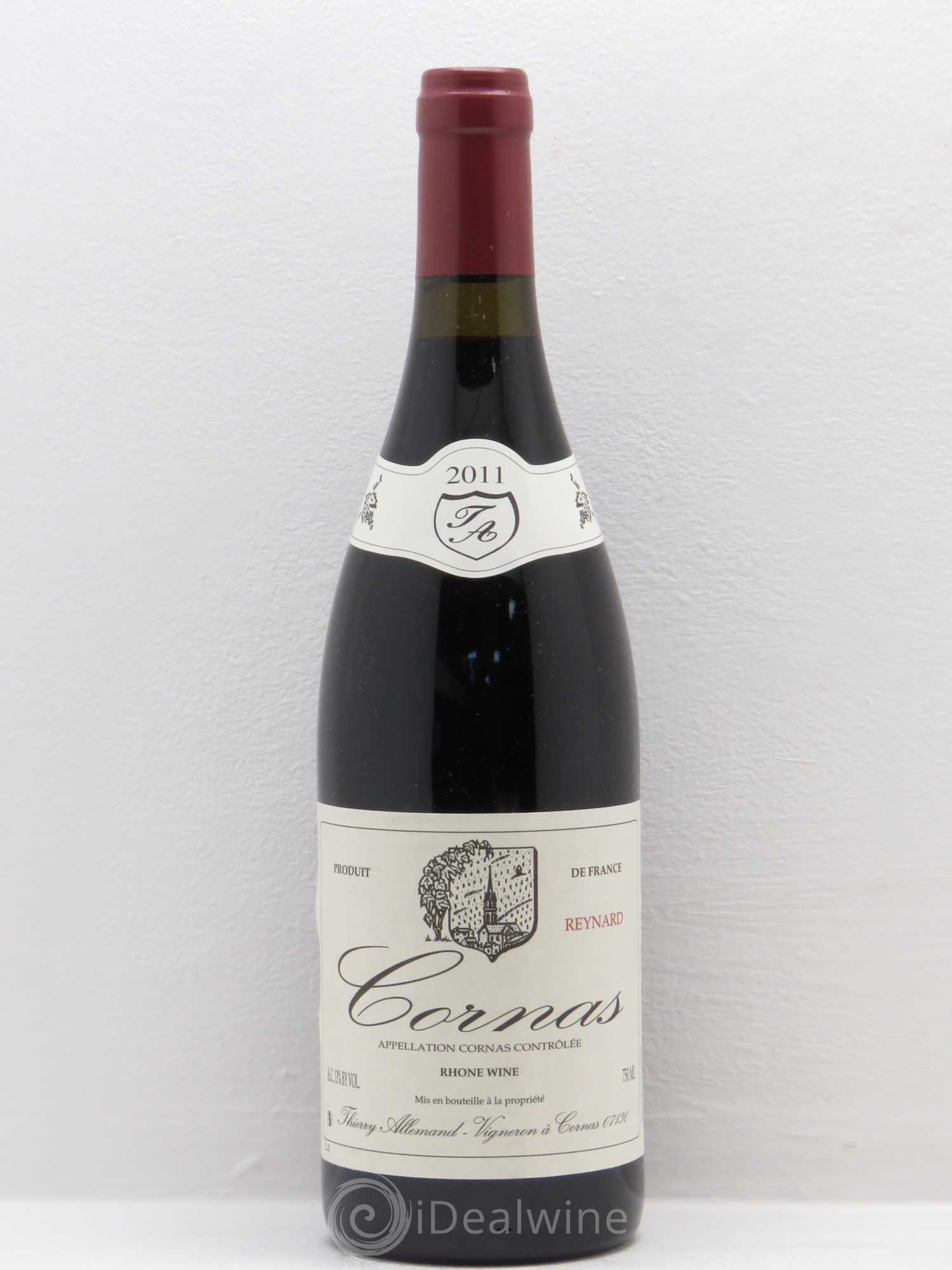 Cornas Reynard Thierry Allemand 2011 - Lot de 1 bouteille - 0