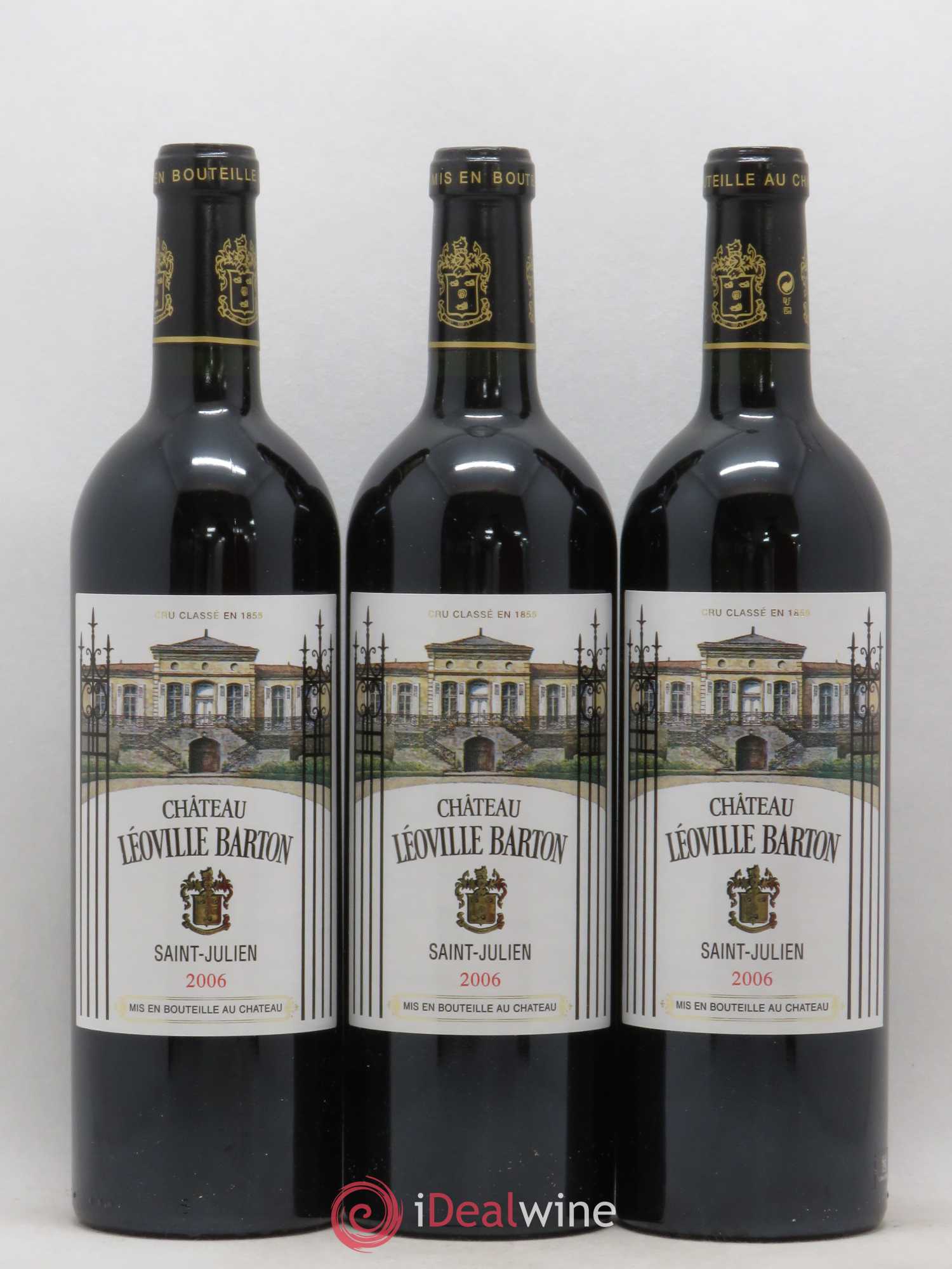 Château Léoville Barton 2ème Grand Cru Classé 2006 - Lot de 6 bouteilles - 1