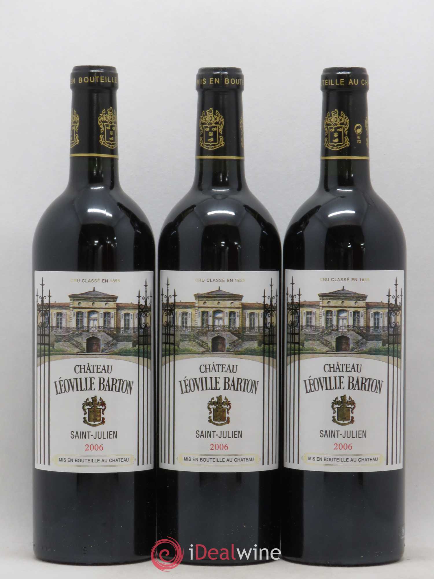 Château Léoville Barton 2ème Grand Cru Classé 2006 - Lot de 6 bouteilles - 2