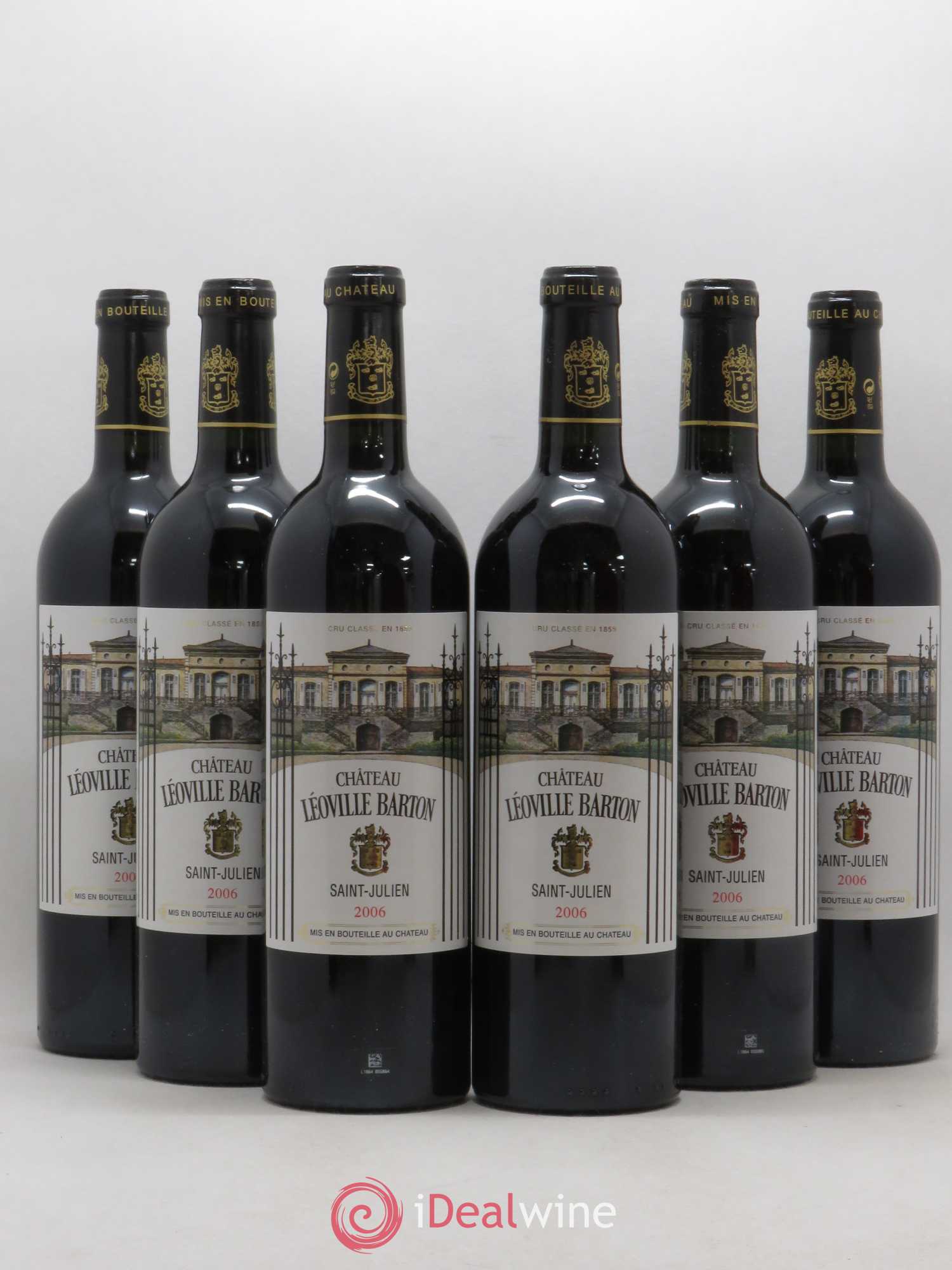 Château Léoville Barton 2ème Grand Cru Classé 2006 - Lot de 6 bouteilles - 0